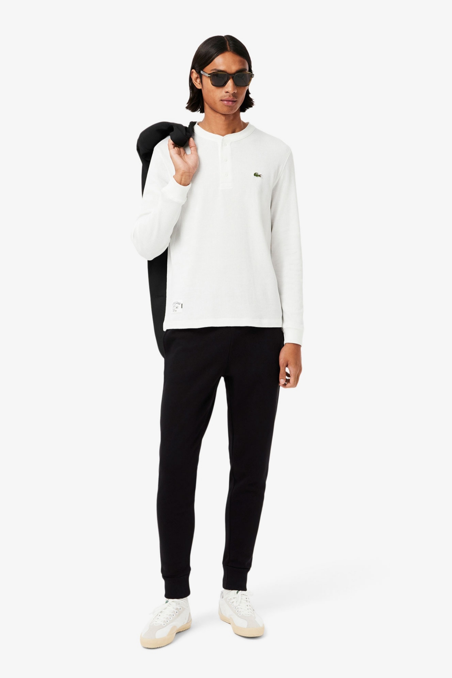 Мужские черные спортивные штаны Черный L-XL Lacoste XH9624031 Мужские черные спортивные штаны Черный L-XL Lacoste XH9624031