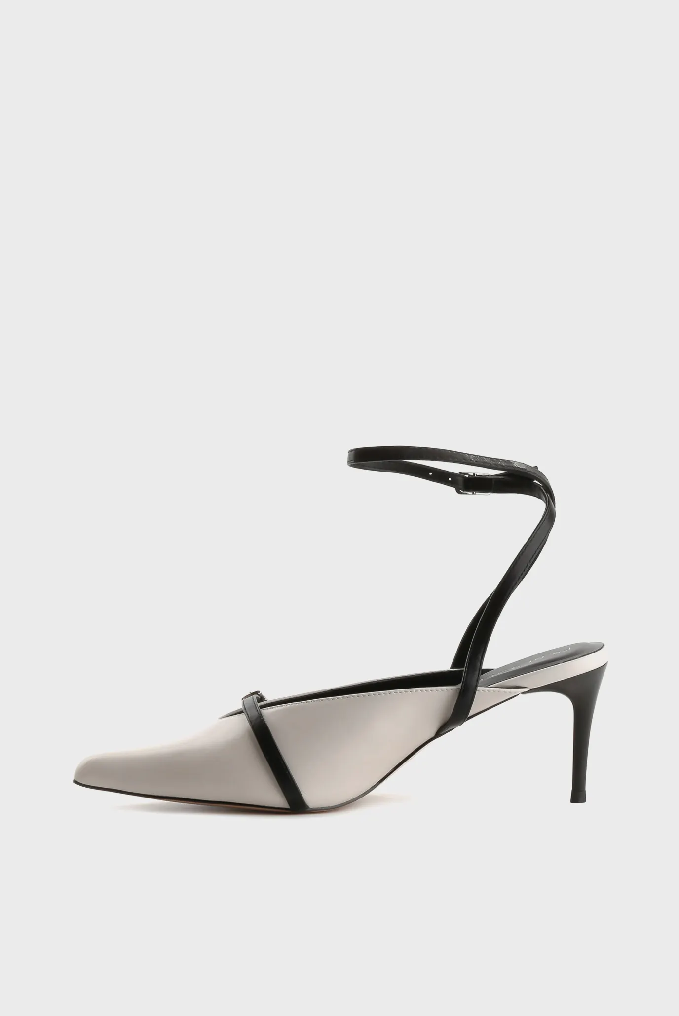 Жіночі білі шкіряні сабо 2