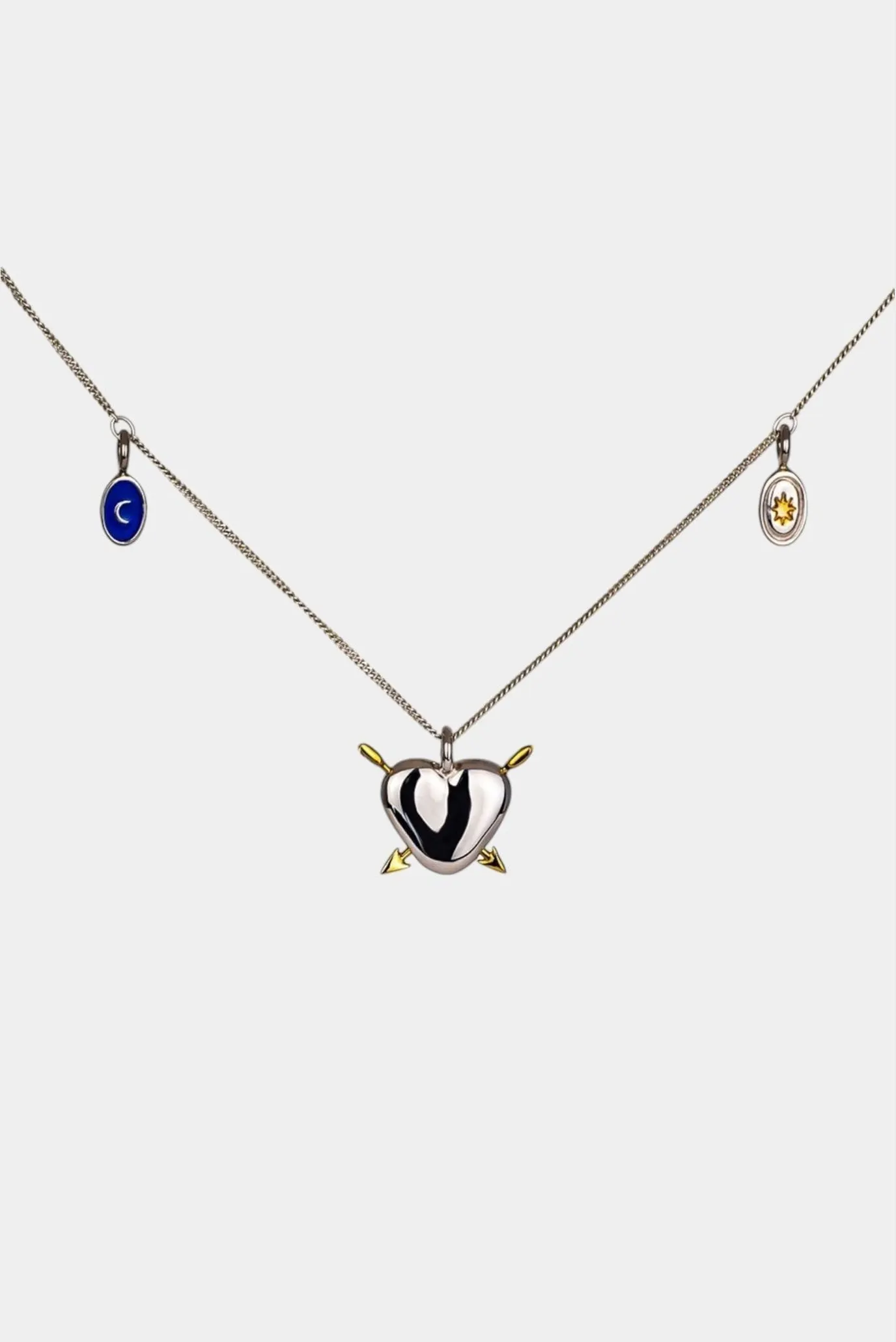 Женское серебряное колье 1