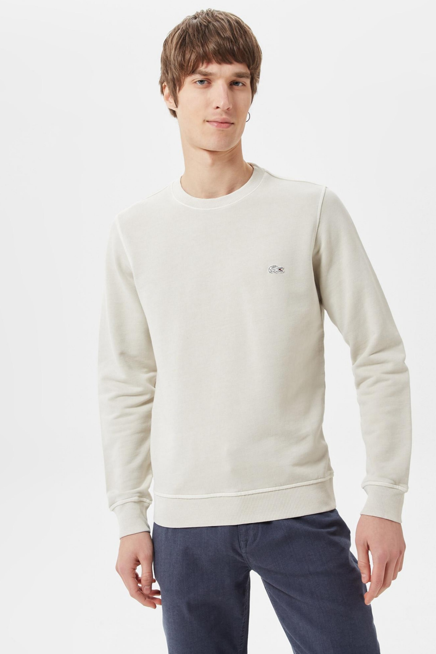 Мужская бежевая толстовка Бежевый M-L Lacoste SH035555C Мужская бежевая толстовка Бежевый M-L Lacoste SH035555C