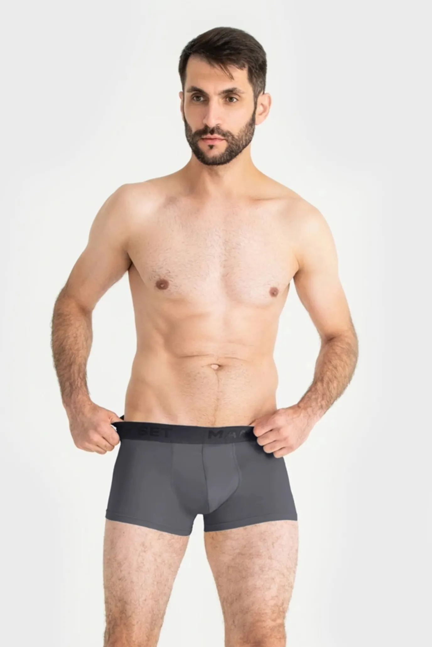 Чоловічі сірі труси Intimate 2.1 Black Series 2