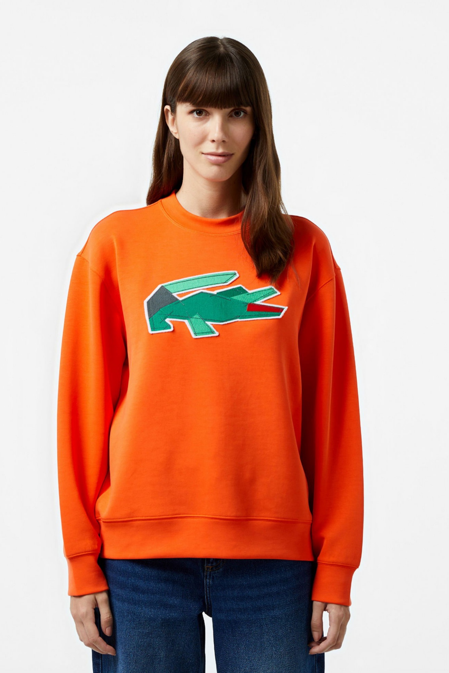 Женская оранжевая толстовка. Оранжевый 38 Lacoste SF2506P40 Женская оранжевая толстовка. Оранжевый 38 Lacoste SF2506P40
