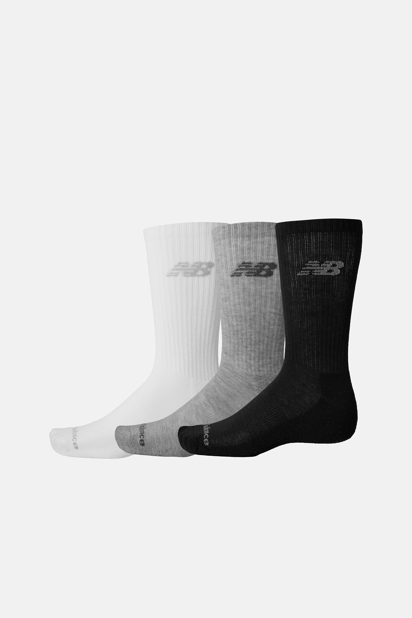 Носки Perform Basic Crew (3 пары) Белый 43-46 New Balance LAS51423WM Носки Perform Basic Crew (3 пары) Белый 43-46 New Balance LAS51423WM