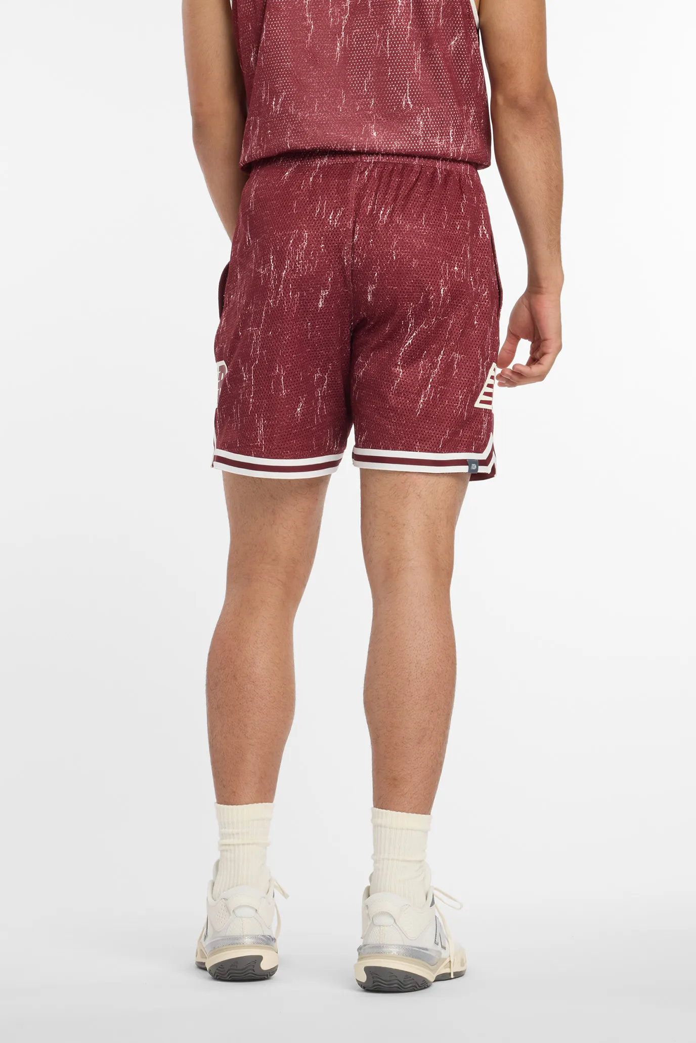 Чоловічі бордові шорти Printed 7