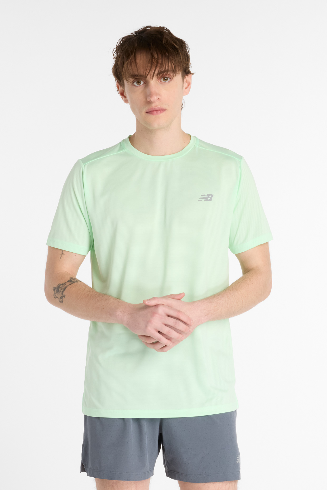 Мужская зеленая футболка Sport Essential Зеленый XXL New Balance MT41222LBN Мужская зеленая футболка Sport Essential Зеленый XXL New Balance MT41222LBN