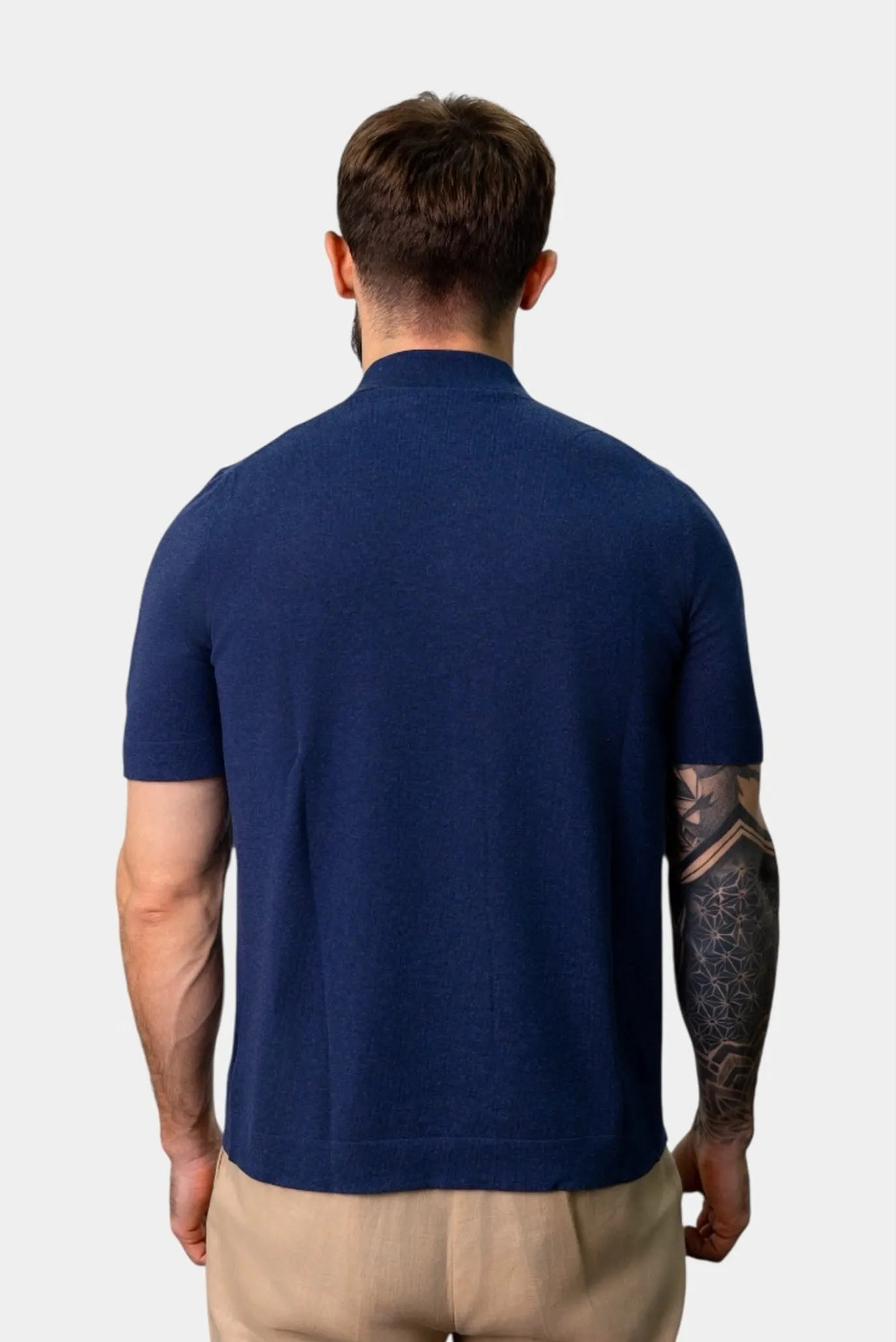 Чоловіче синє поло 2