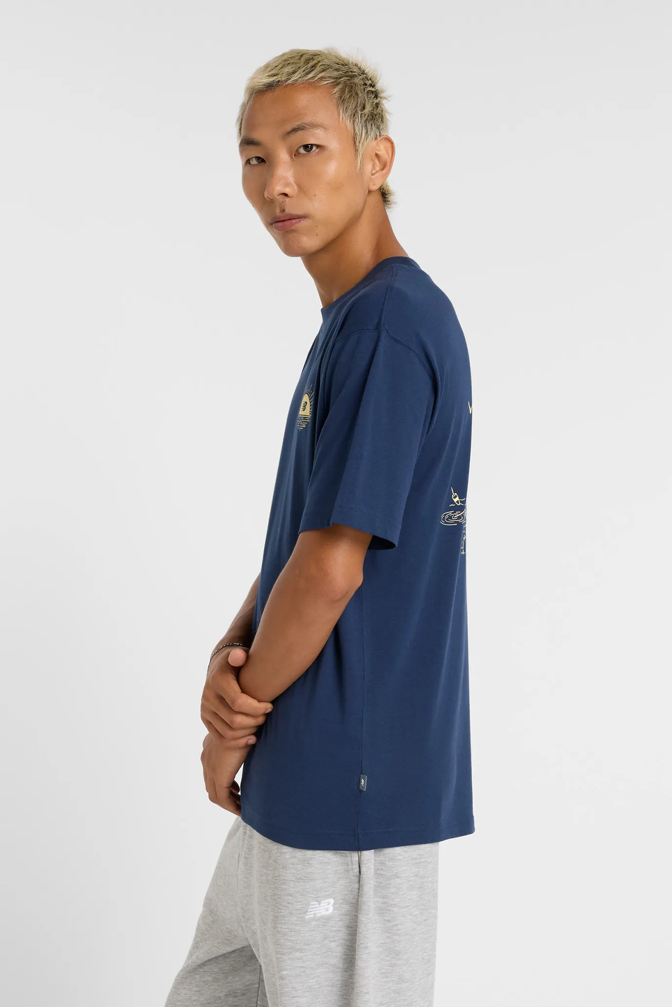 Чоловіча синя футболка Lobster Boat 3