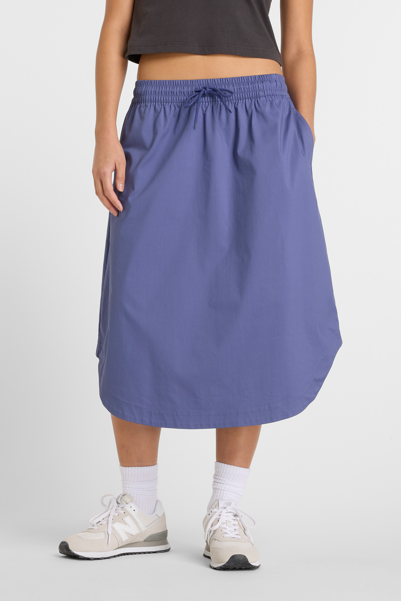 Женская юбка Twill Midi Синий XS New Balance WK51551DRE Женская юбка Twill Midi Синий XS New Balance WK51551DRE