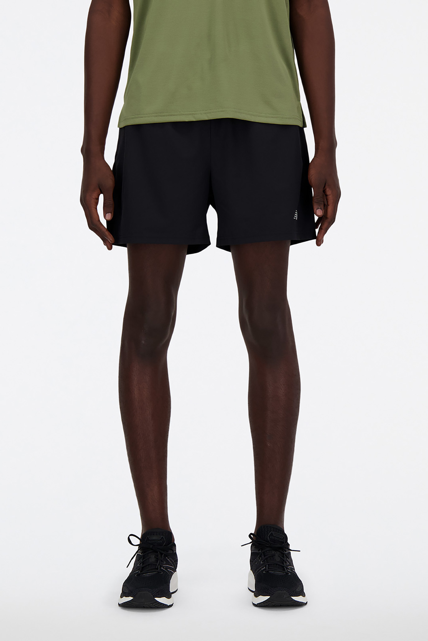 Мужские черные шорты Sport Essentials Lined Черный M New Balance MS41230BK Мужские черные шорты Sport Essentials Lined Черный M New Balance MS41230BK