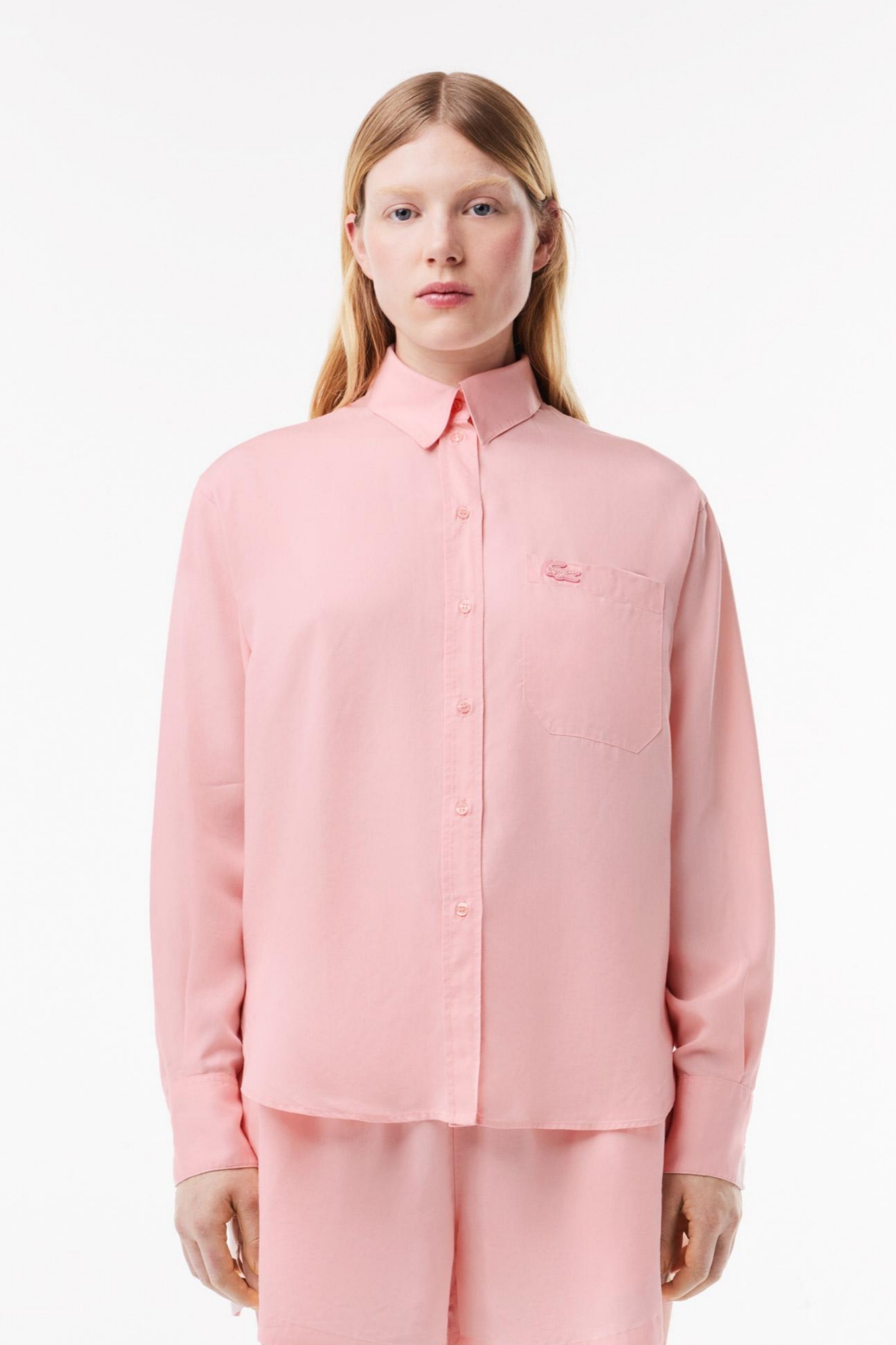 Женская голубая рубашка Голубой 36 Lacoste CF3404KF9 Женская голубая рубашка Голубой 36 Lacoste CF3404KF9