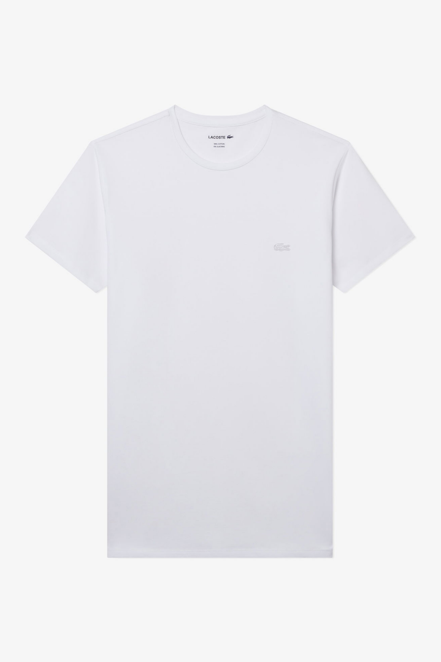 Мужская белая футболка Белый L-XL Lacoste TH099898B Мужская белая футболка Белый L-XL Lacoste TH099898B