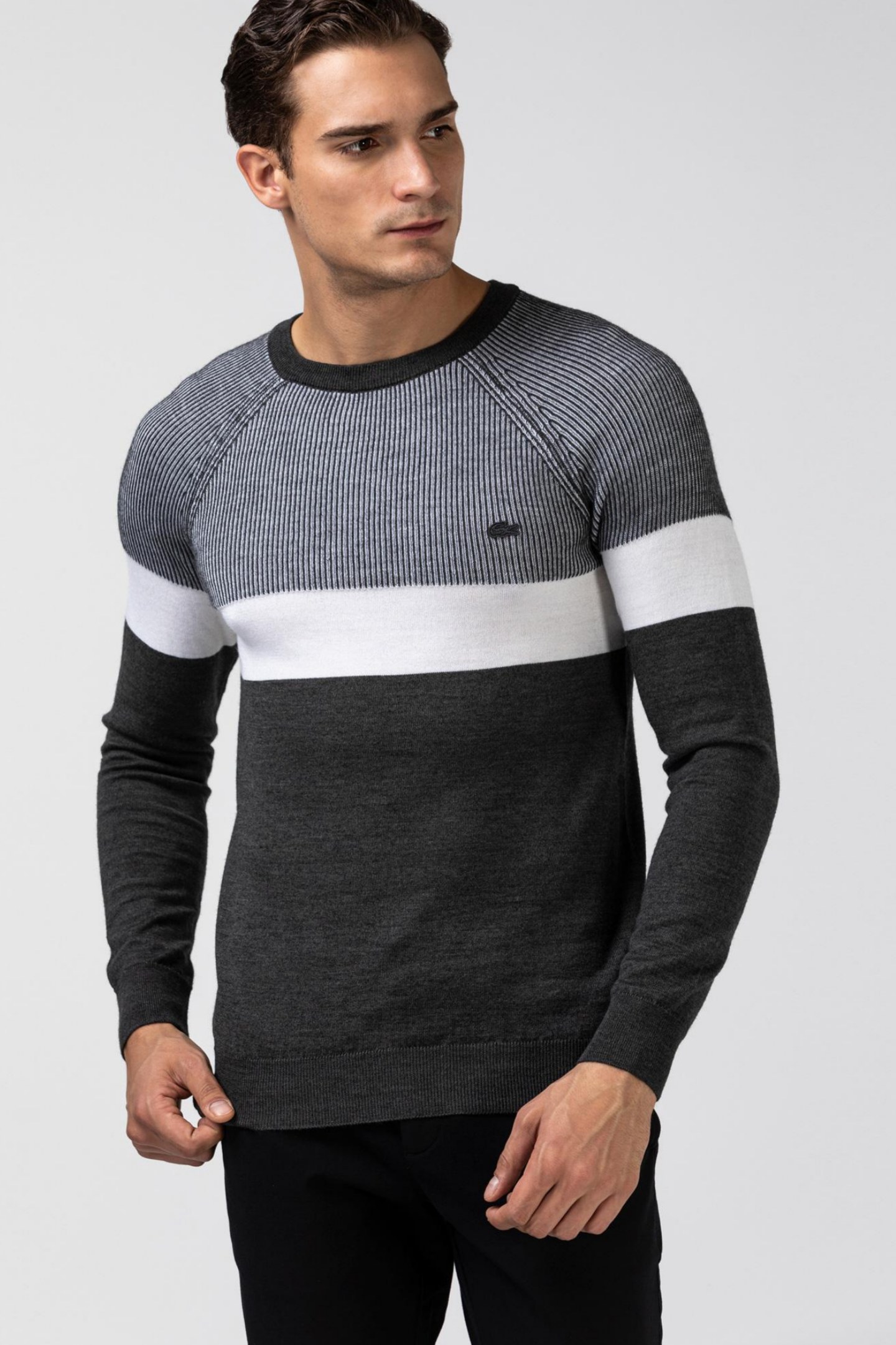 Мужской серый свитер Серый XS Lacoste AH215656G Мужской серый свитер Серый XS Lacoste AH215656G