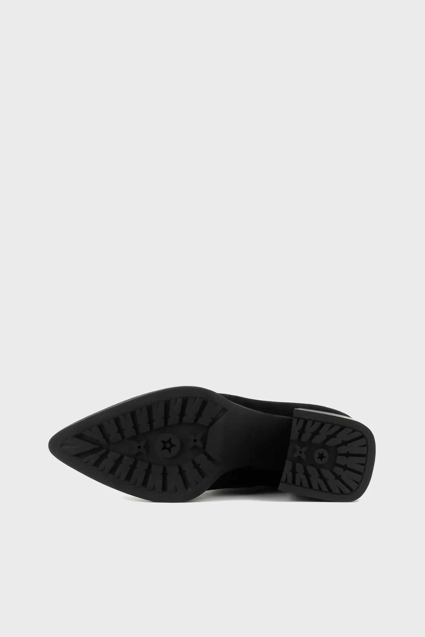 Женские черные замшевые ботильоны 6