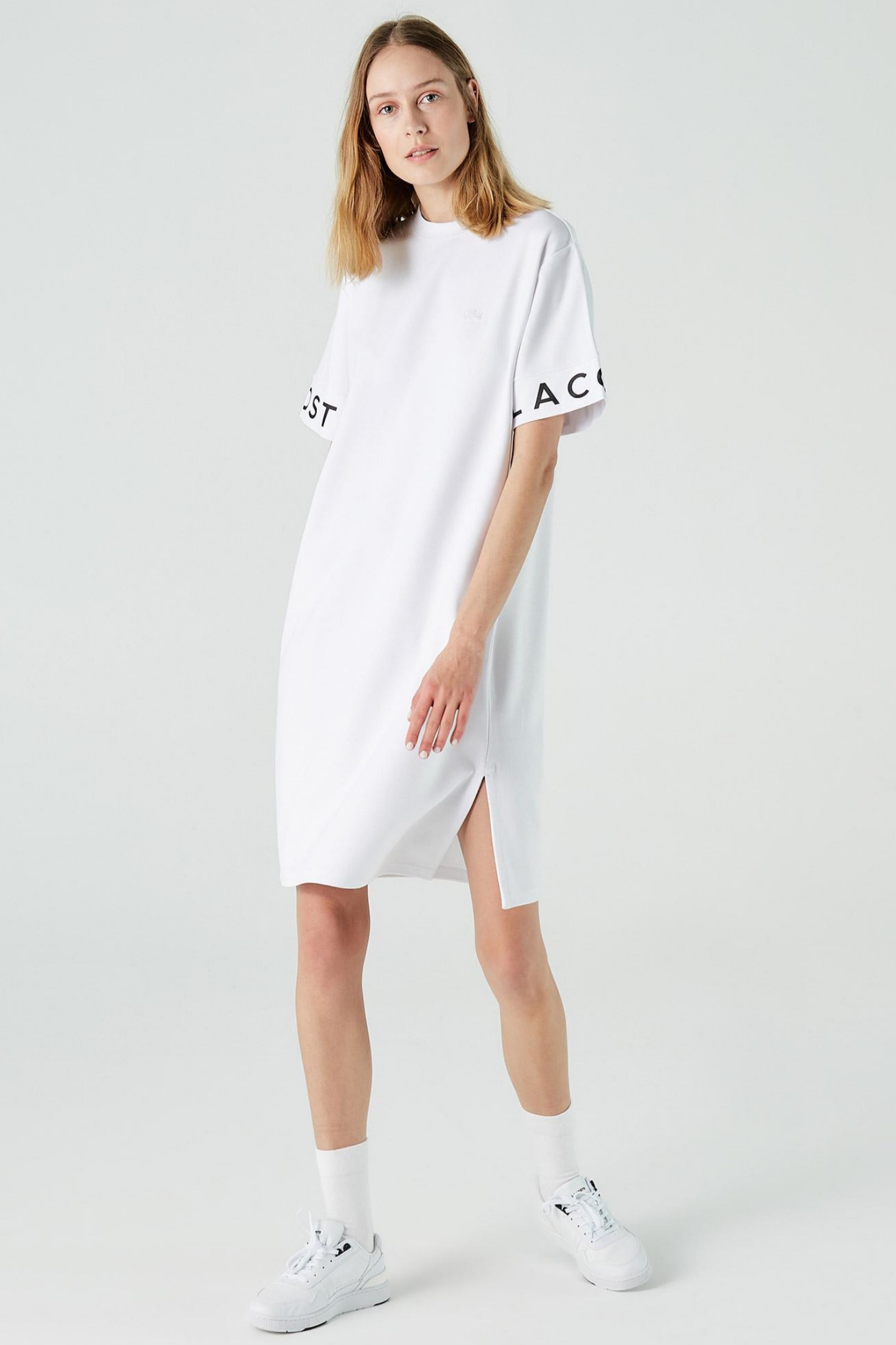 Женское белое платье Белый 38 Lacoste EF010707B Женское белое платье Белый 38 Lacoste EF010707B