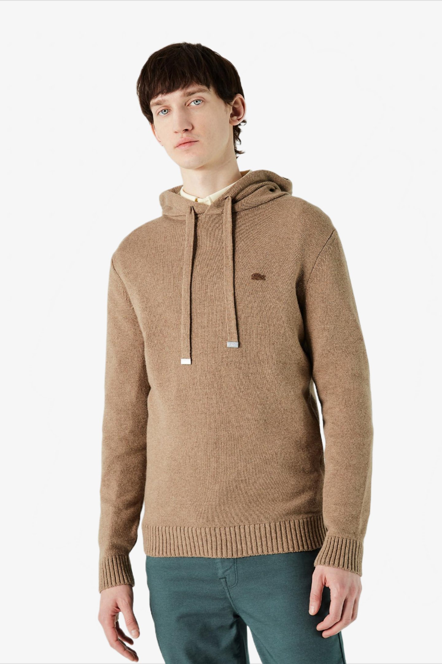 Мужской коричневый свитер Коричневый XXL Lacoste AH226363K Мужской коричневый свитер Коричневый XXL Lacoste AH226363K