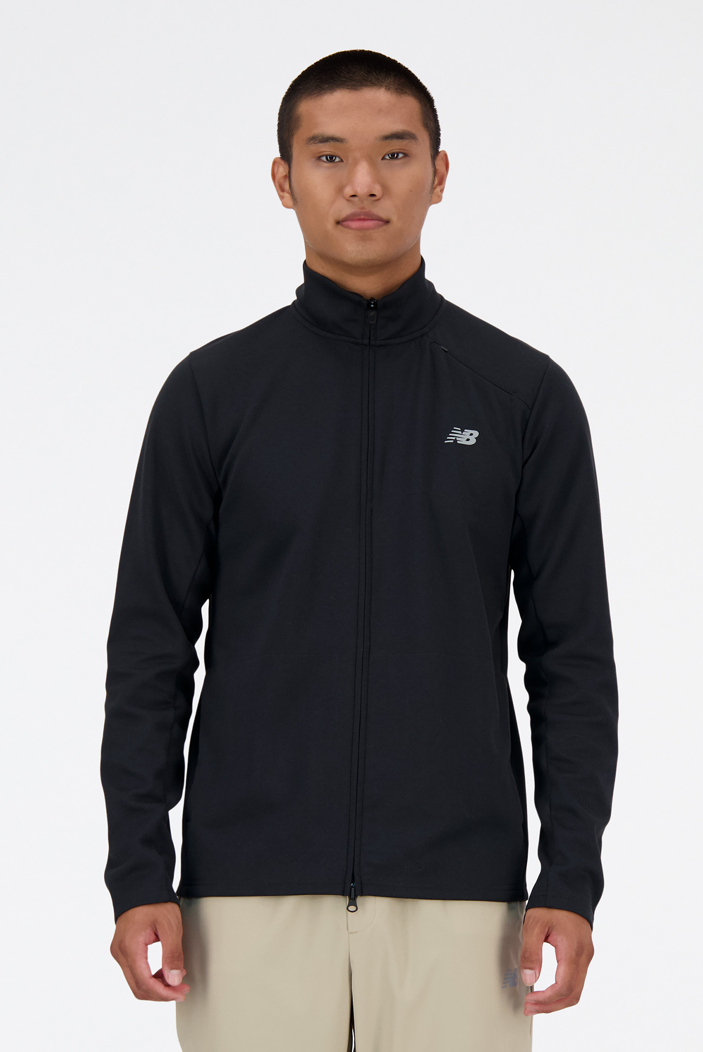 Мужская черная спортивная кофта NB Tech Knit Черный XXL New Balance MJ41178BK Мужская черная спортивная кофта NB Tech Knit Черный XXL New Balance MJ41178BK