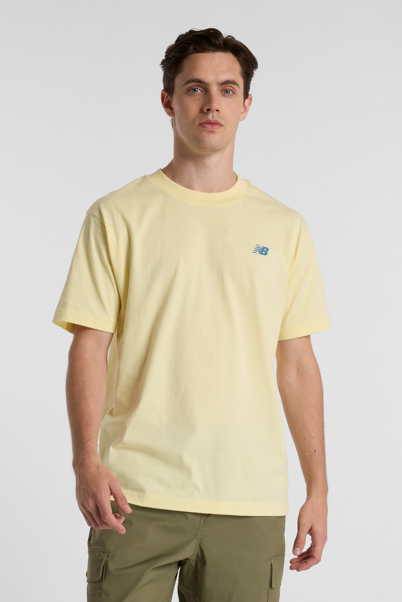 Мужская желтая футболка Sport Essentials Logo Желтый L New Balance MT41580PRC Мужская желтая футболка Sport Essentials Logo Желтый L New Balance MT41580PRC