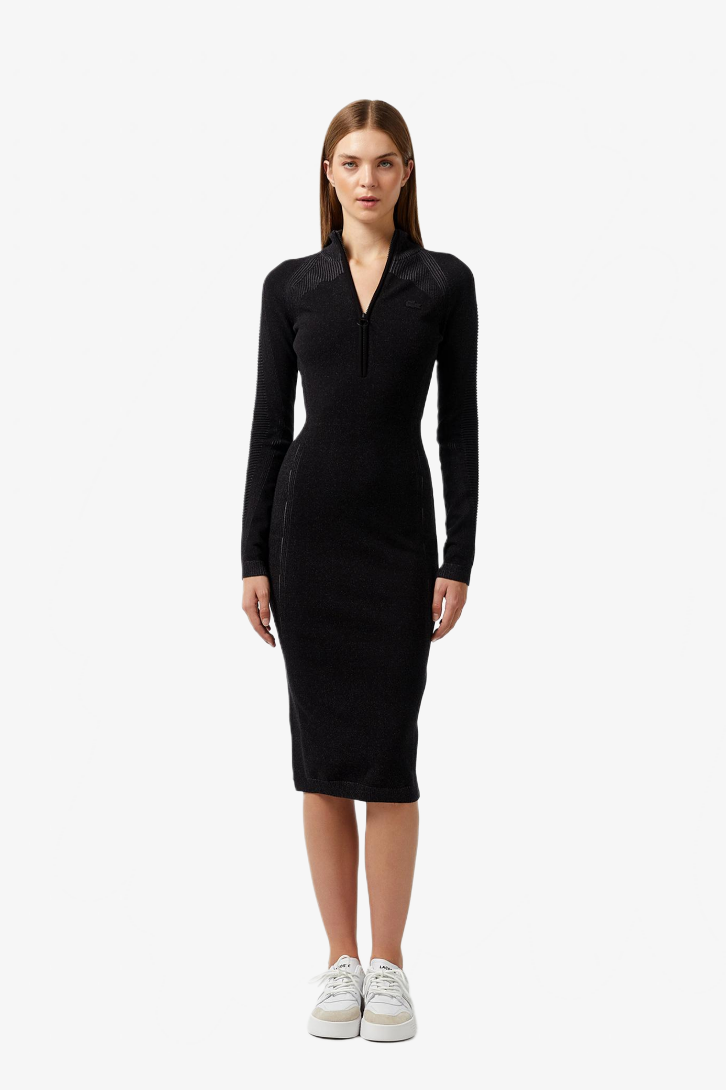 Женское черное платье Черный 36 Lacoste EF2502031 Женское черное платье Черный 36 Lacoste EF2502031