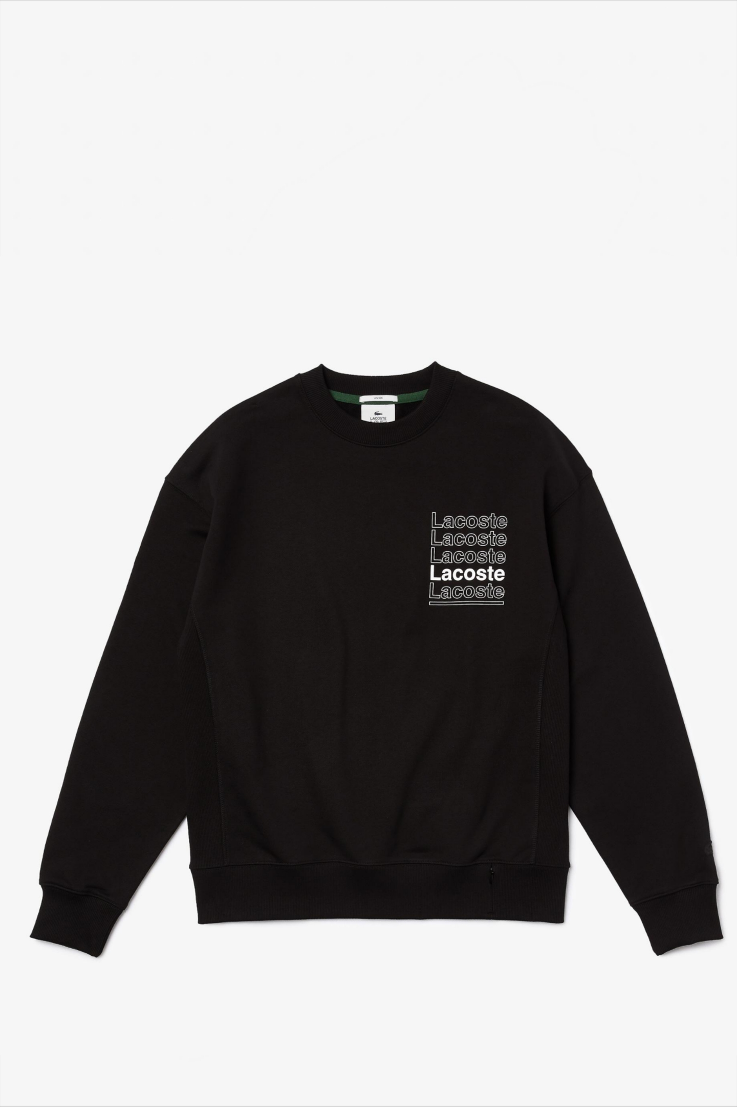 Мужская черная толстовка Черный L Lacoste SH7294031 Мужская черная толстовка Черный L Lacoste SH7294031