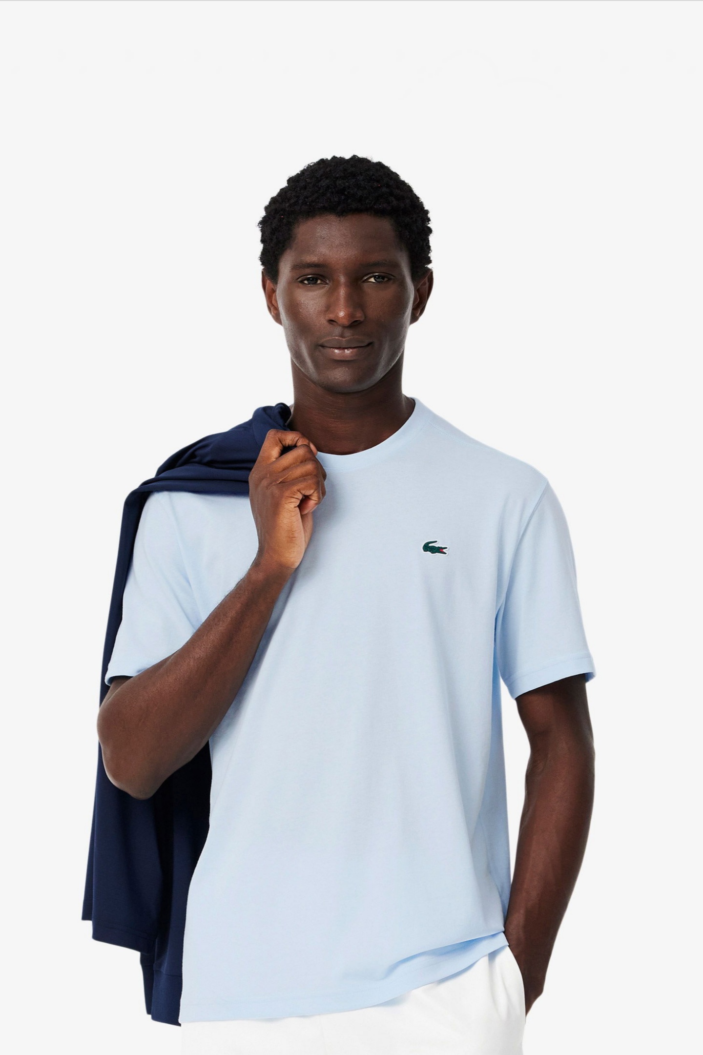 Мужская голубая футболка Голубой L-XL Lacoste TH7618T01 Мужская голубая футболка Голубой L-XL Lacoste TH7618T01