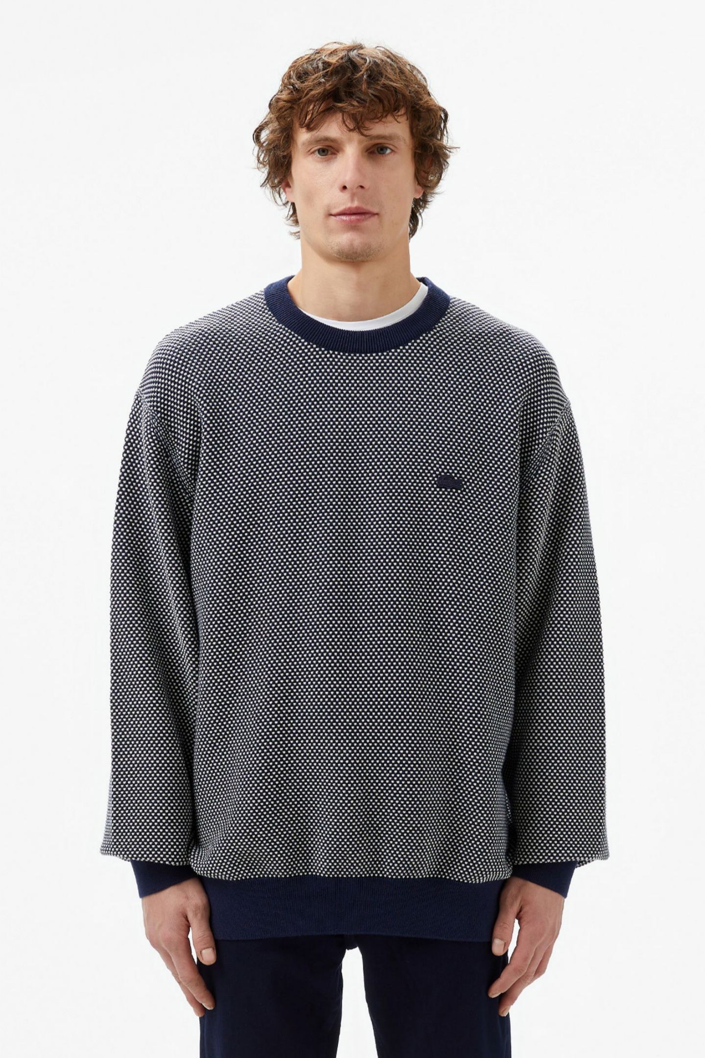 Мужской синий свитер Синий M-L Lacoste AH2512166 Мужской синий свитер Синий M-L Lacoste AH2512166