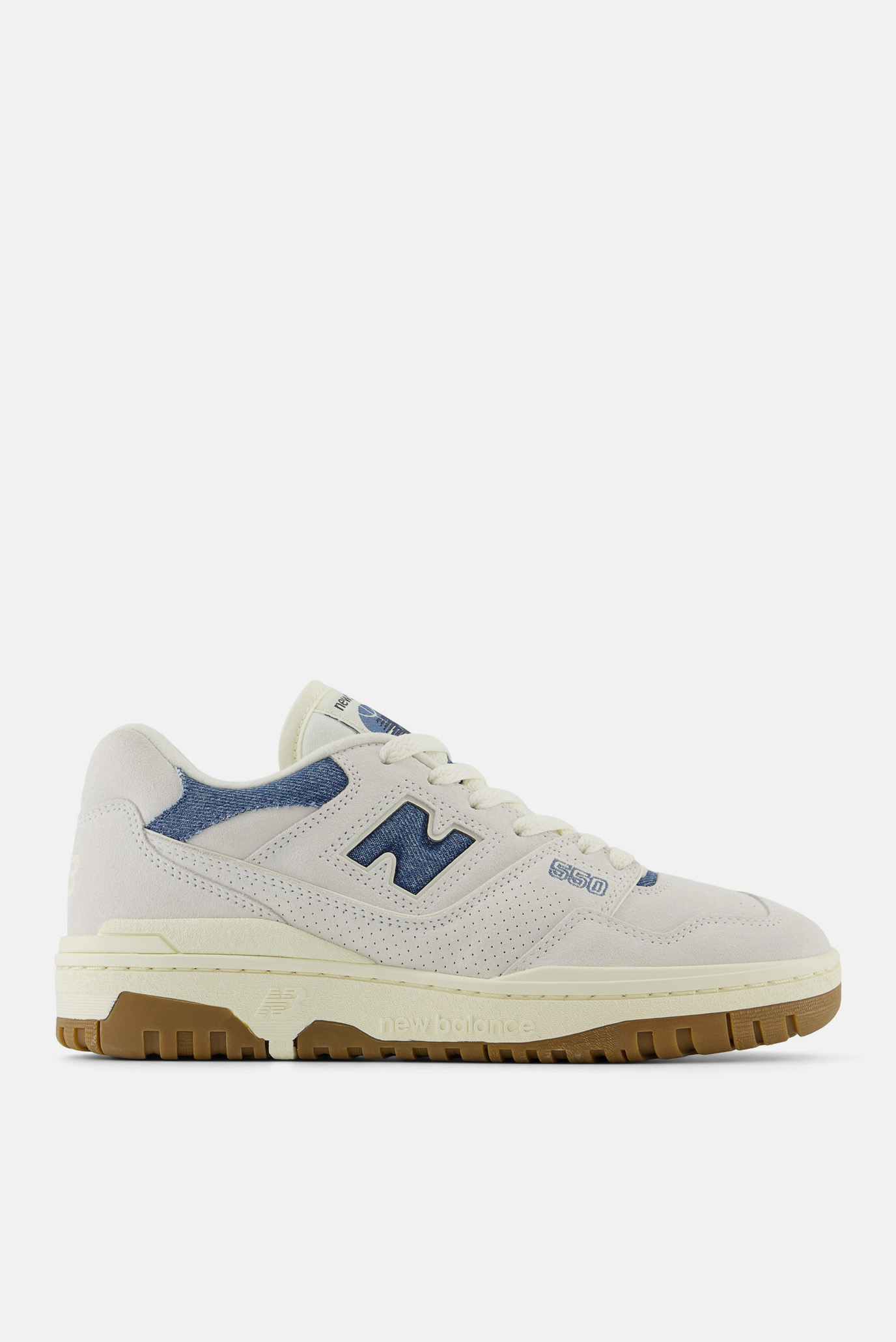 Женские белые кроссовки BB550 Denim Белый 10 New Balance BBW550GG Женские белые кроссовки BB550 Denim Белый 10 New Balance BBW550GG