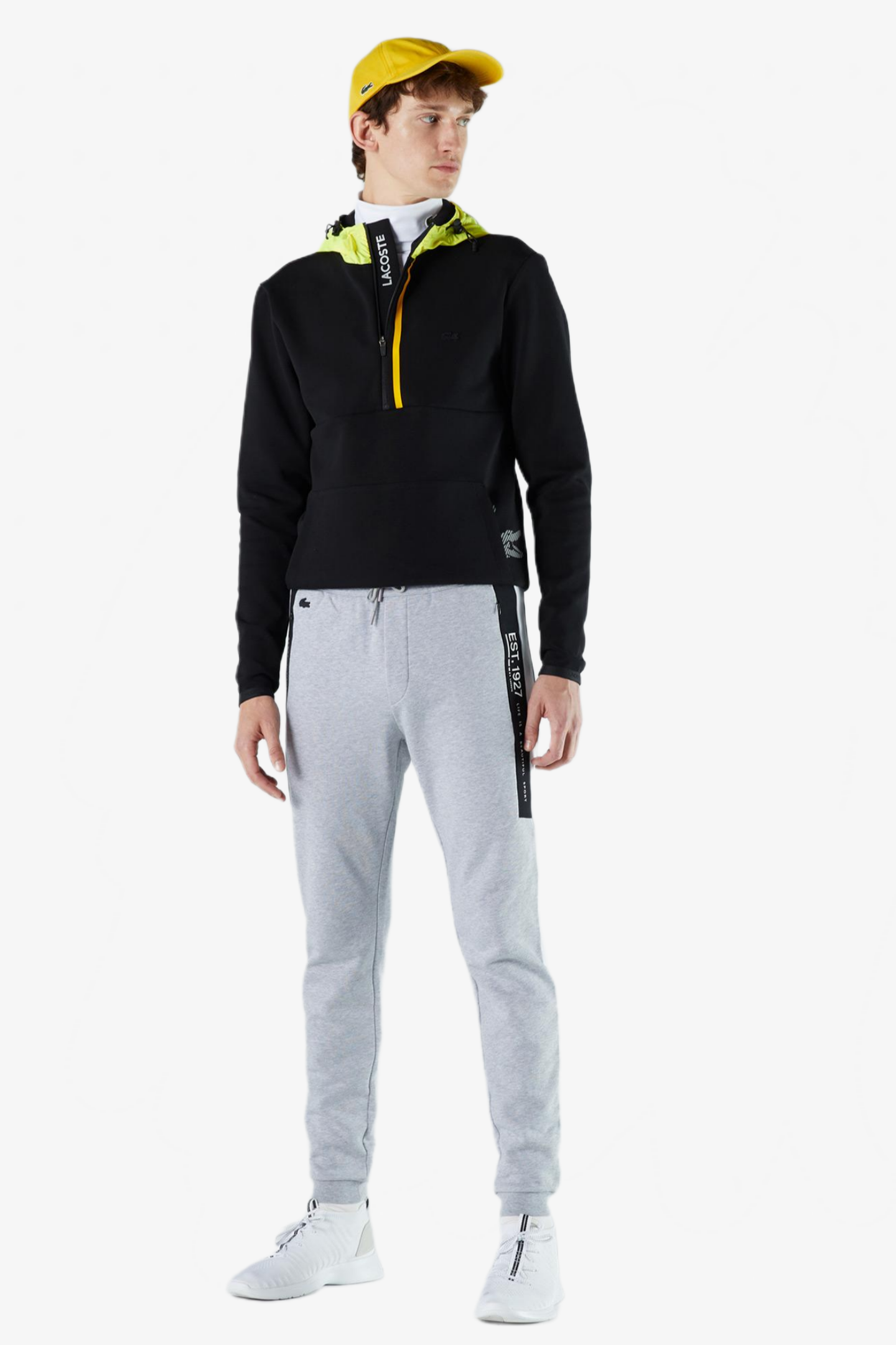 Мужские серые спортивные штаны Серый L-XL Lacoste XH221717G Мужские серые спортивные штаны Серый L-XL Lacoste XH221717G