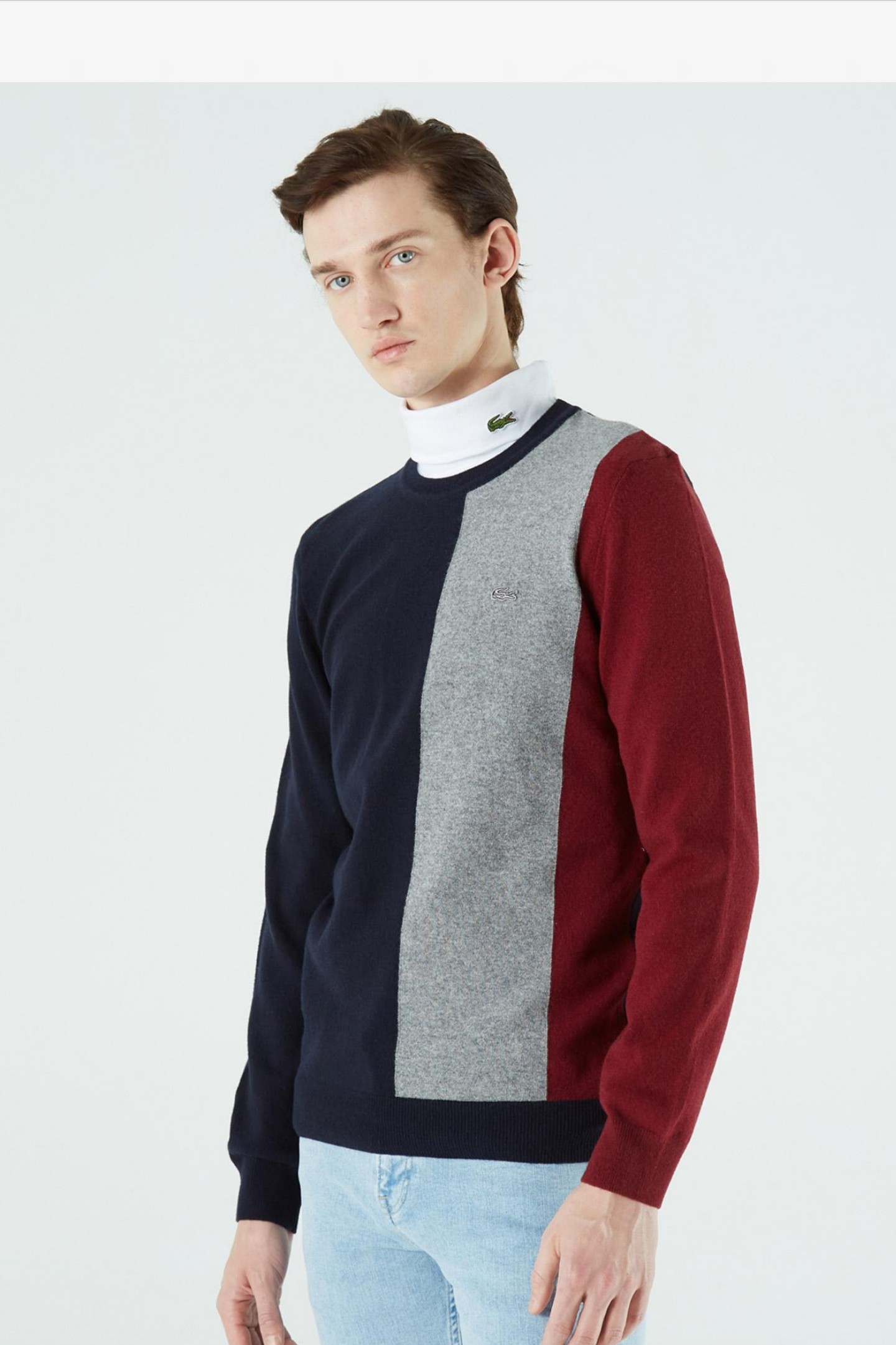 Мужской синий свитер Синий XS Lacoste AH223333L Мужской синий свитер Синий XS Lacoste AH223333L