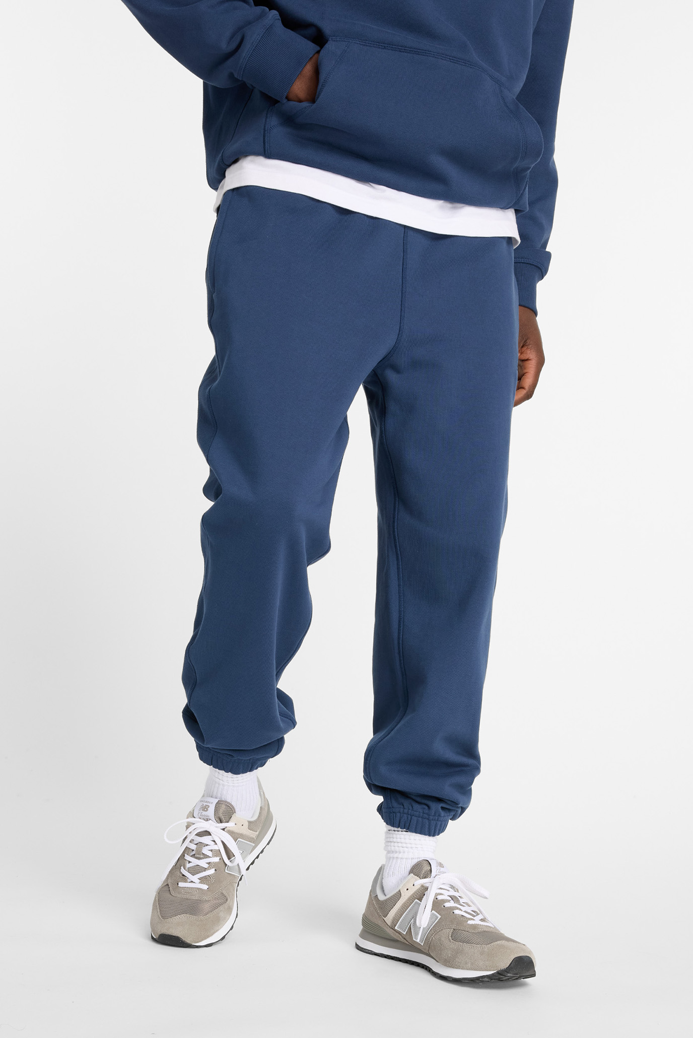 Мужские синие спортивные брюки NB Athletics Синий L New Balance MP41508NNY Мужские синие спортивные брюки NB Athletics Синий L New Balance MP41508NNY