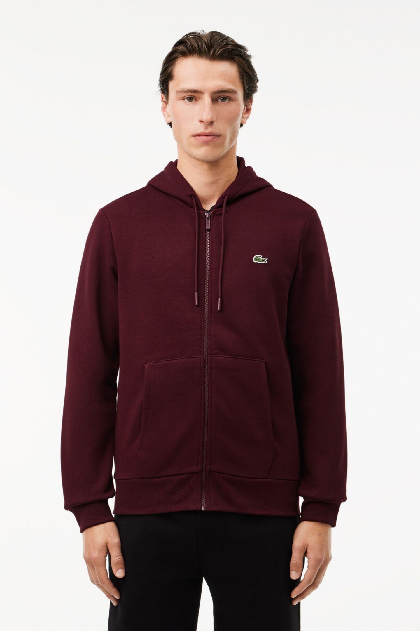 Мужская бордовая толстовка Бордовый L Lacoste SH9626BZD Мужская бордовая толстовка Бордовый L Lacoste SH9626BZD