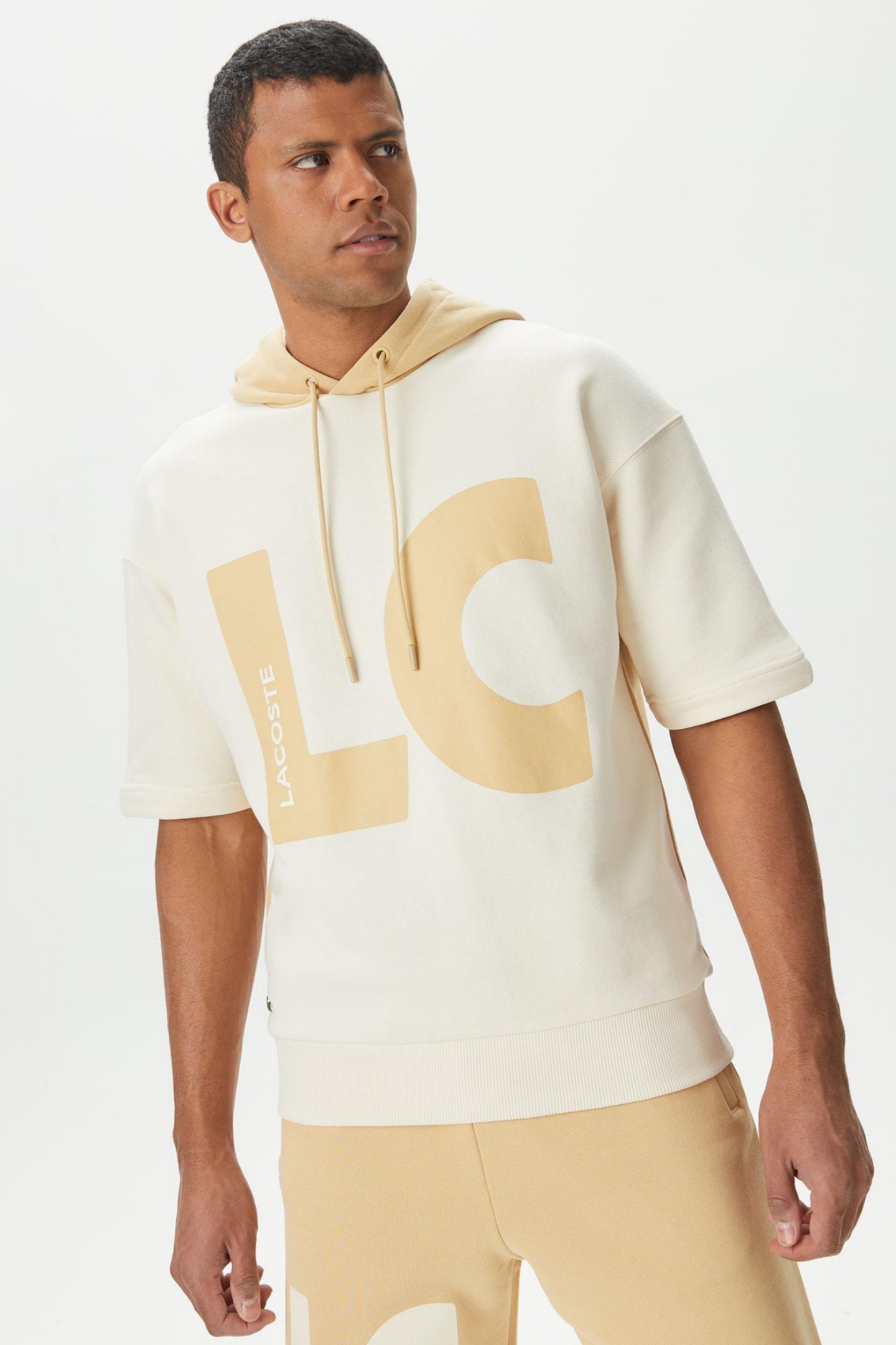Мужская бежевая толстовка Бежевый M-L Lacoste SH042020K Мужская бежевая толстовка Бежевый M-L Lacoste SH042020K