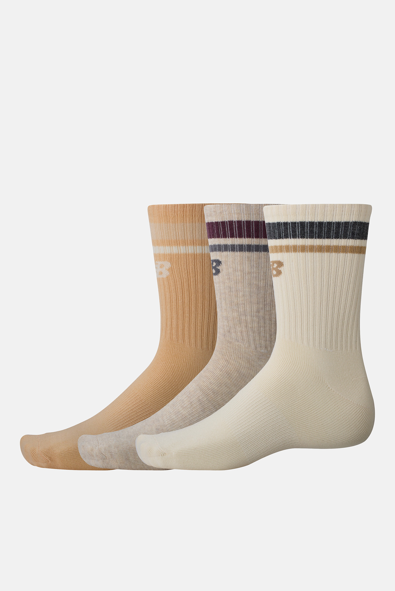 Бежевые носки NB Essentials Line (3 пары) Бежевый 35-38 New Balance LAS32163AS6 Бежевые носки NB Essentials Line (3 пары) Бежевый 35-38 New Balance LAS32163AS6