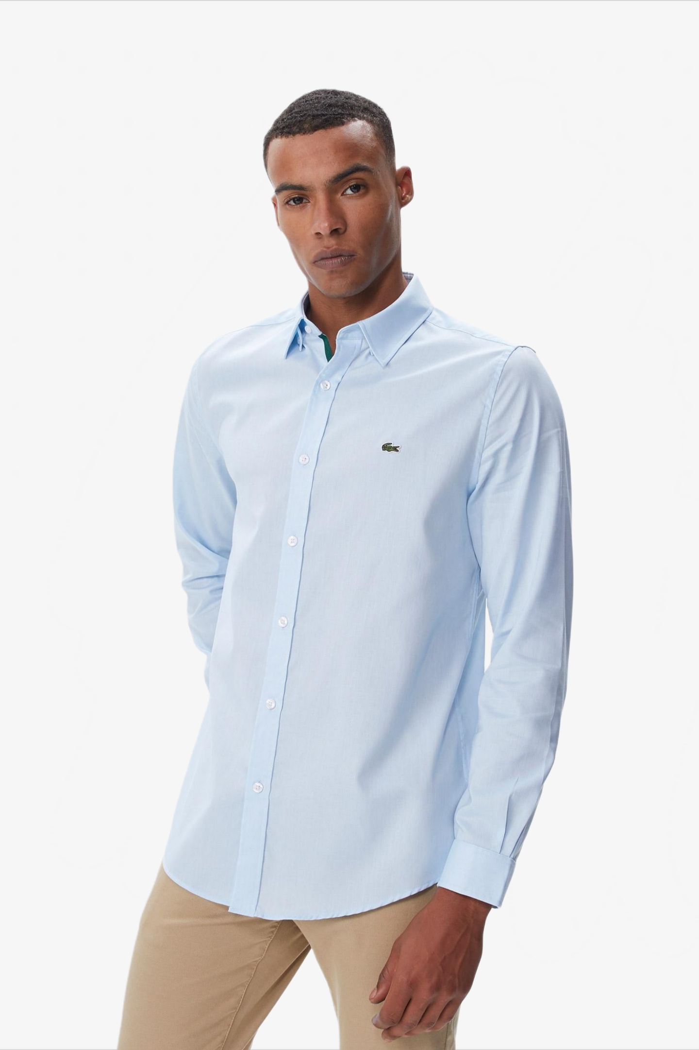 Мужская голубая рубашка Голубой 39 Lacoste CH242424M Мужская голубая рубашка Голубой 39 Lacoste CH242424M