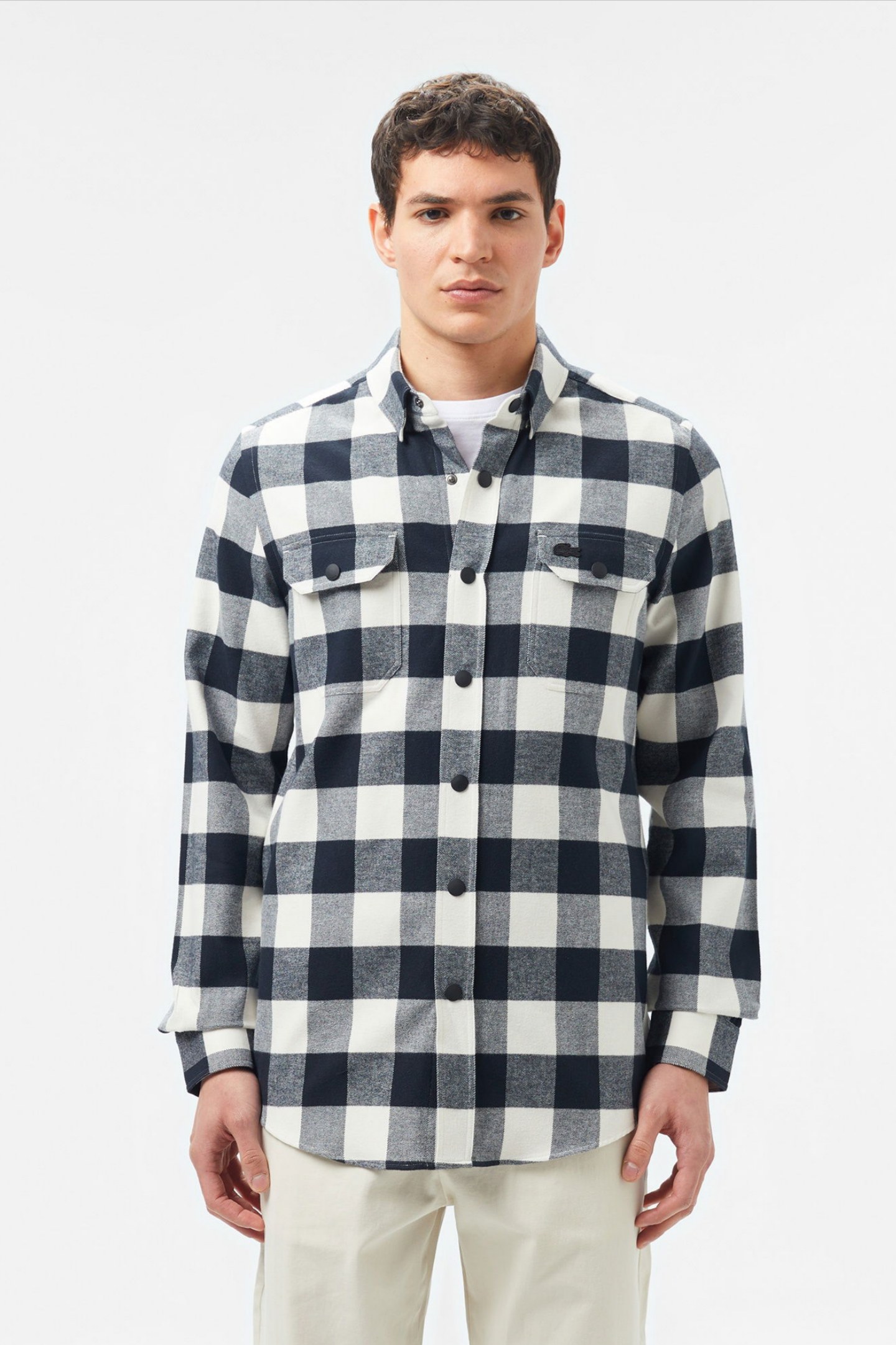Мужская черная рубашка Черный 41 Lacoste CH231111S Мужская черная рубашка Черный 41 Lacoste CH231111S