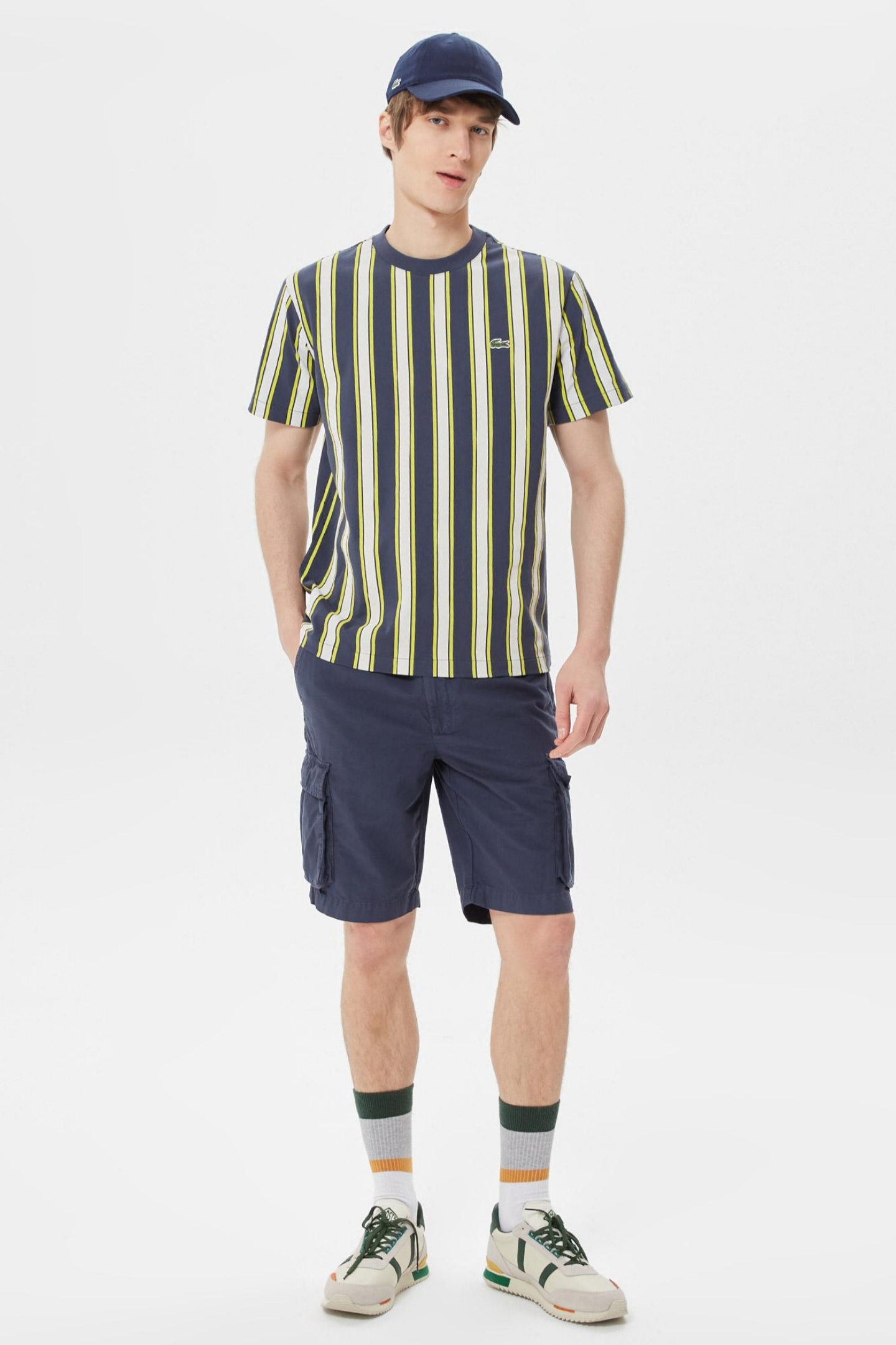Мужские синие шорты Синий 40 Lacoste FH033737L Мужские синие шорты Синий 40 Lacoste FH033737L