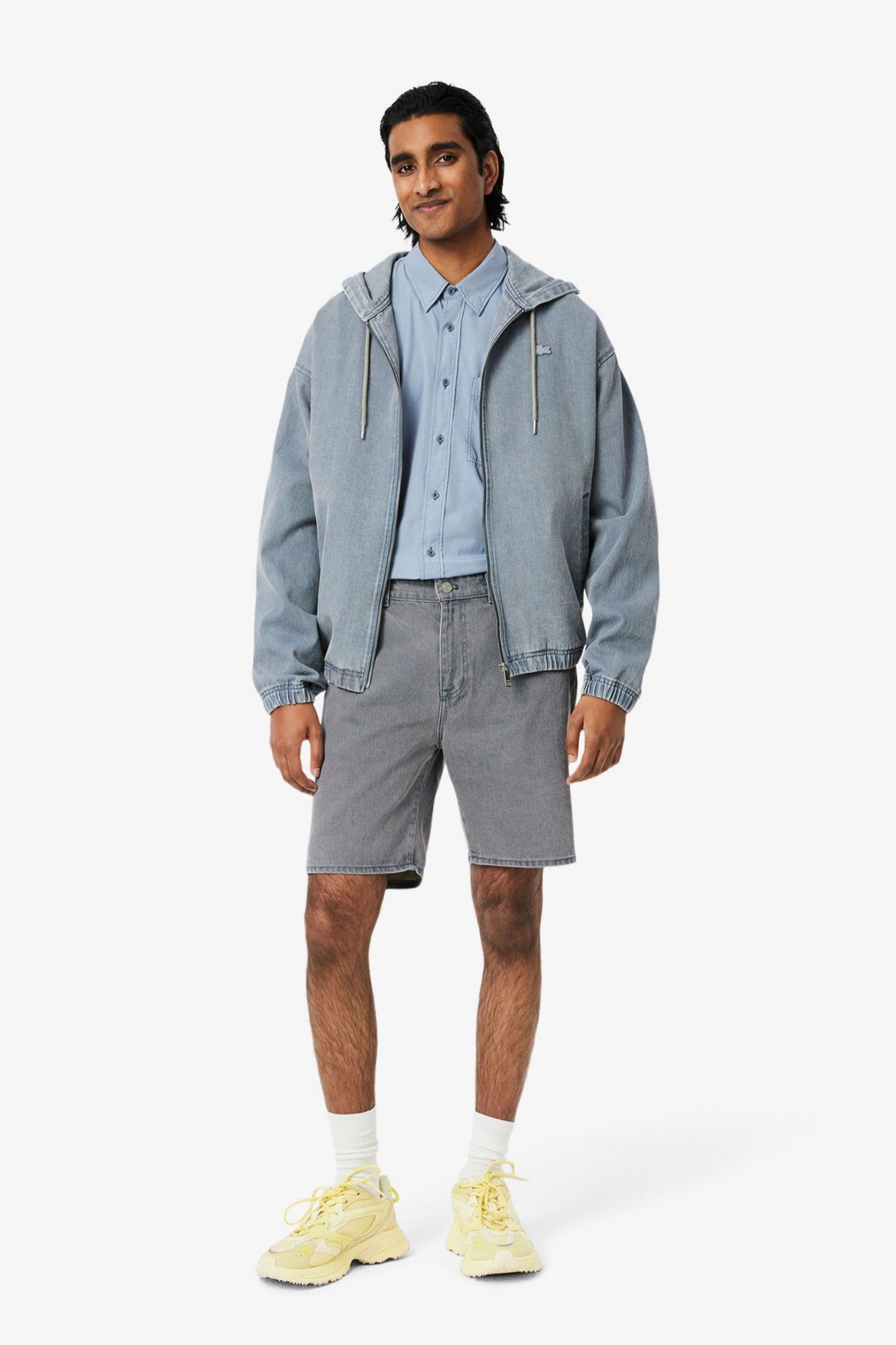 Мужские серые шорты Серый 33 Lacoste FH9929FNI Мужские серые шорты Серый 33 Lacoste FH9929FNI