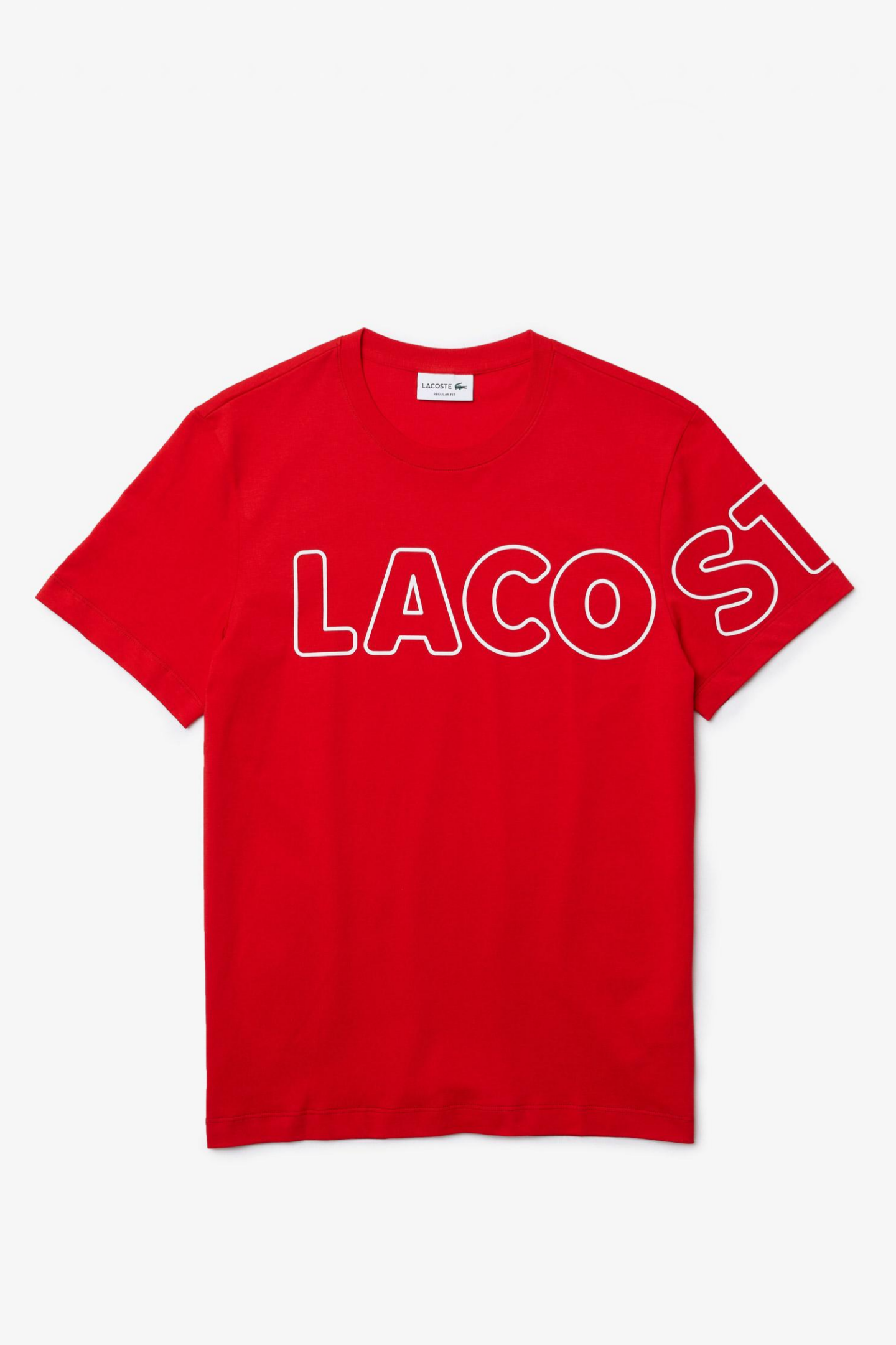 Мужская красная футболка Красный XS Lacoste TH1741WTU Мужская красная футболка Красный XS Lacoste TH1741WTU