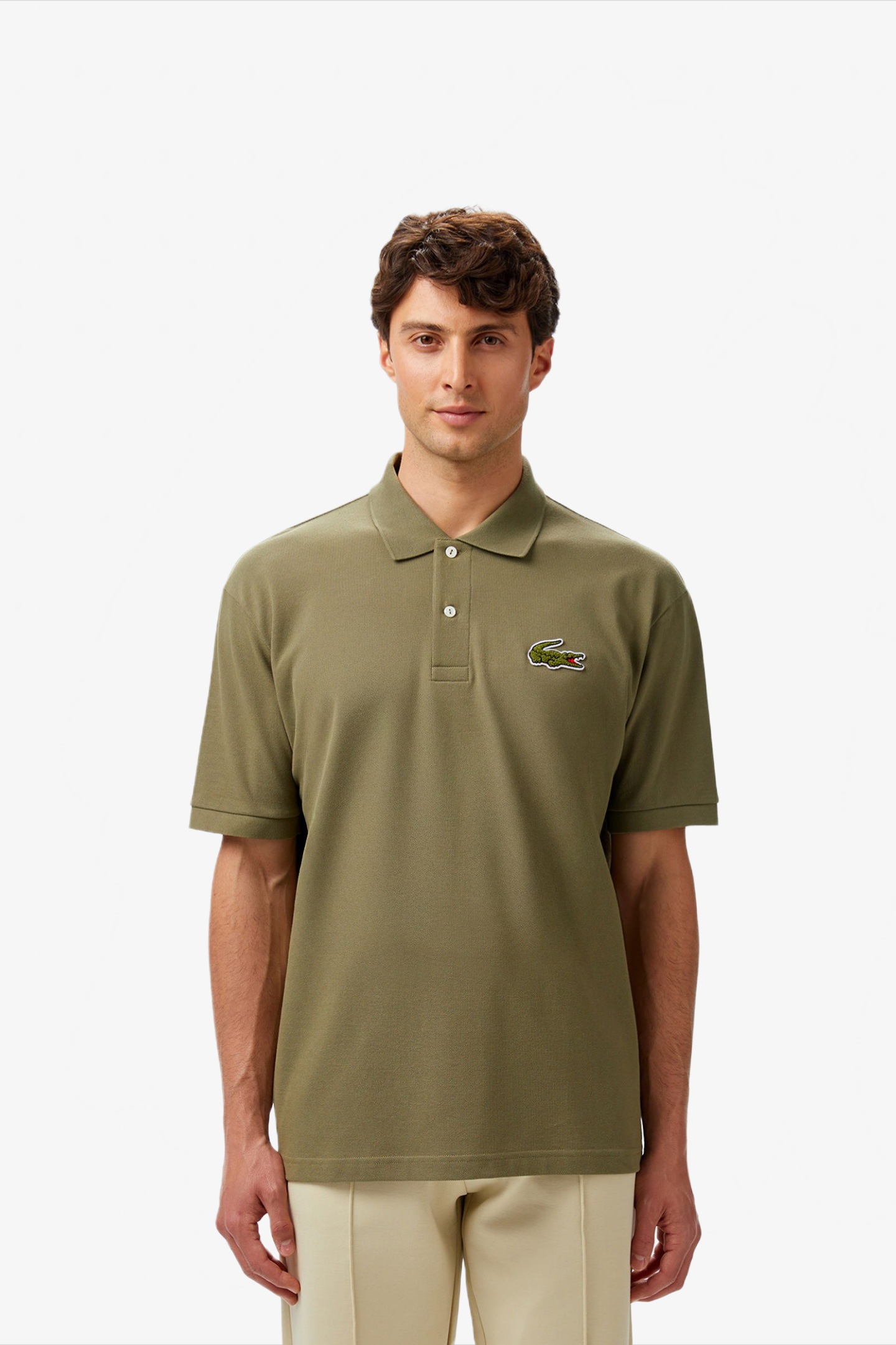 Мужское зеленое поло Зеленый S Lacoste PH2751BMY Мужское зеленое поло Зеленый S Lacoste PH2751BMY