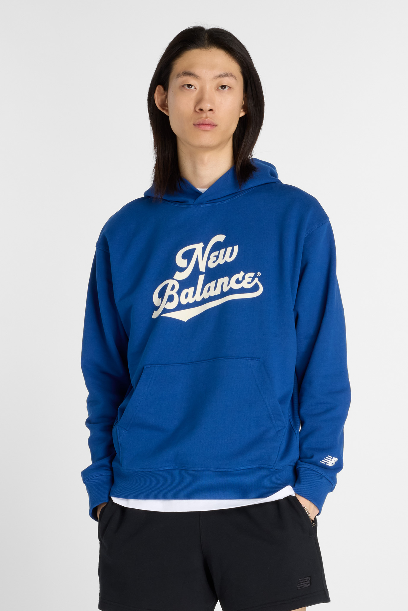 Мужское синее худи Athletics Legacy Синий S New Balance MT53902GAB Мужское синее худи Athletics Legacy Синий S New Balance MT53902GAB