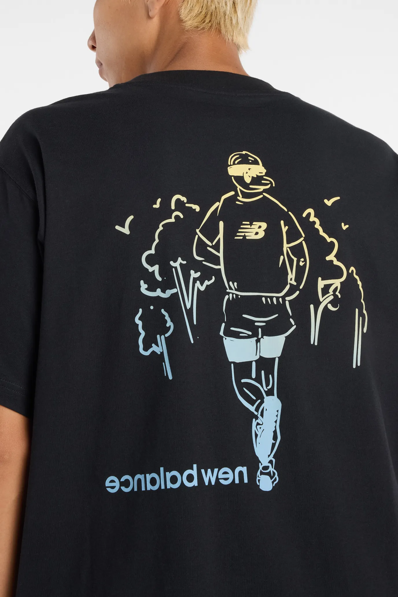 Мужская черная футболка Before and After 6