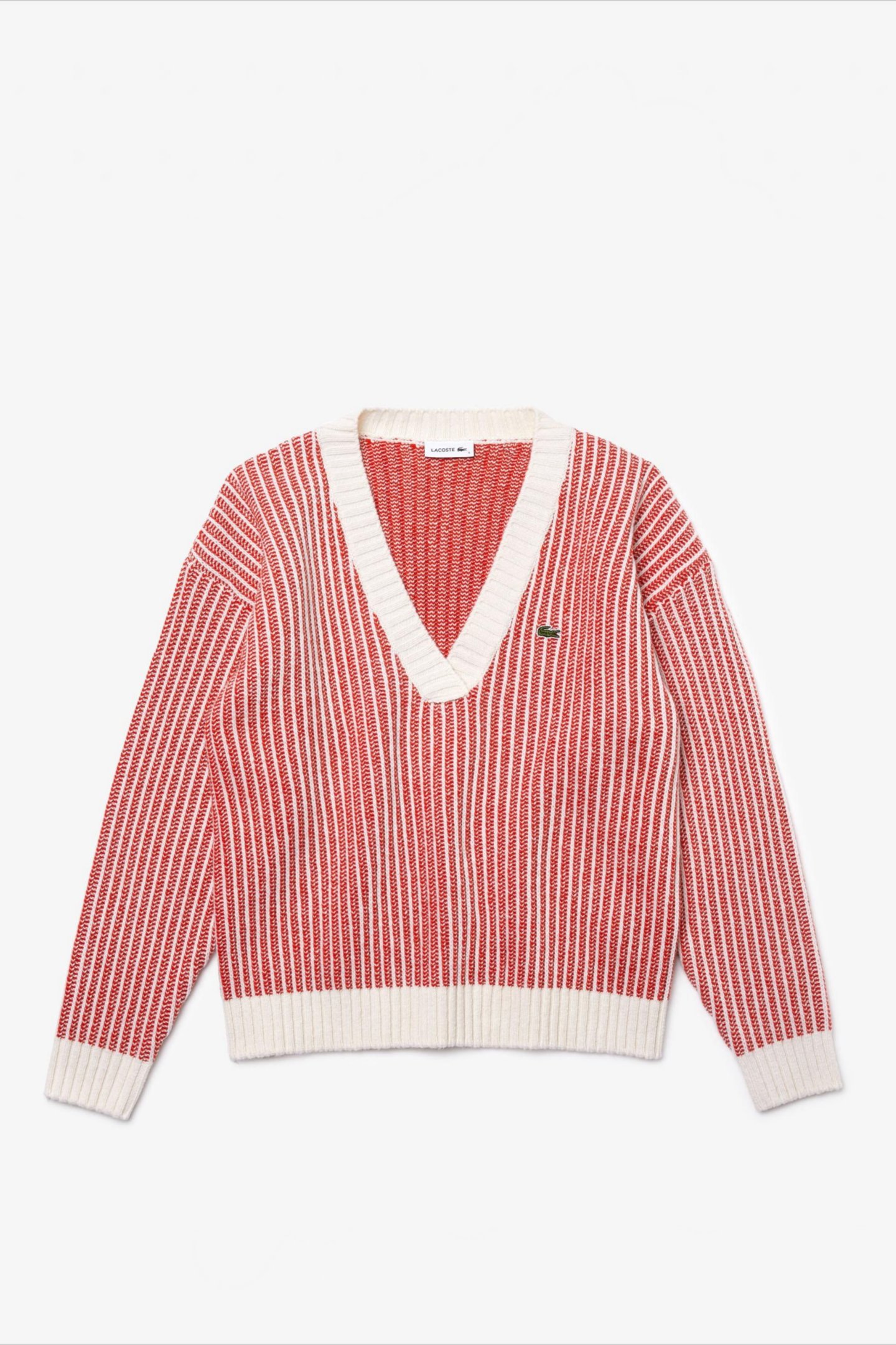 Женский белый свитер Белый XL Lacoste AF23218YG Женский белый свитер Белый XL Lacoste AF23218YG