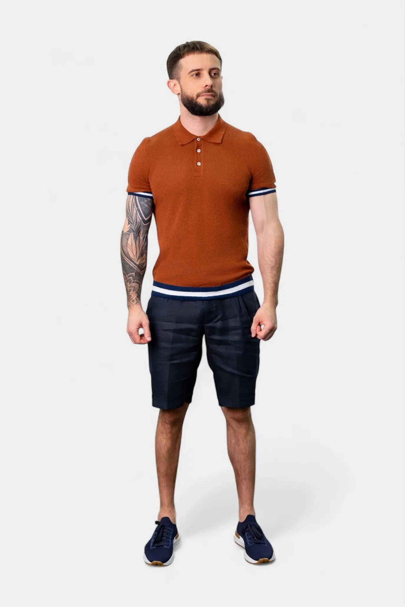 Чоловіче теракотове поло 3