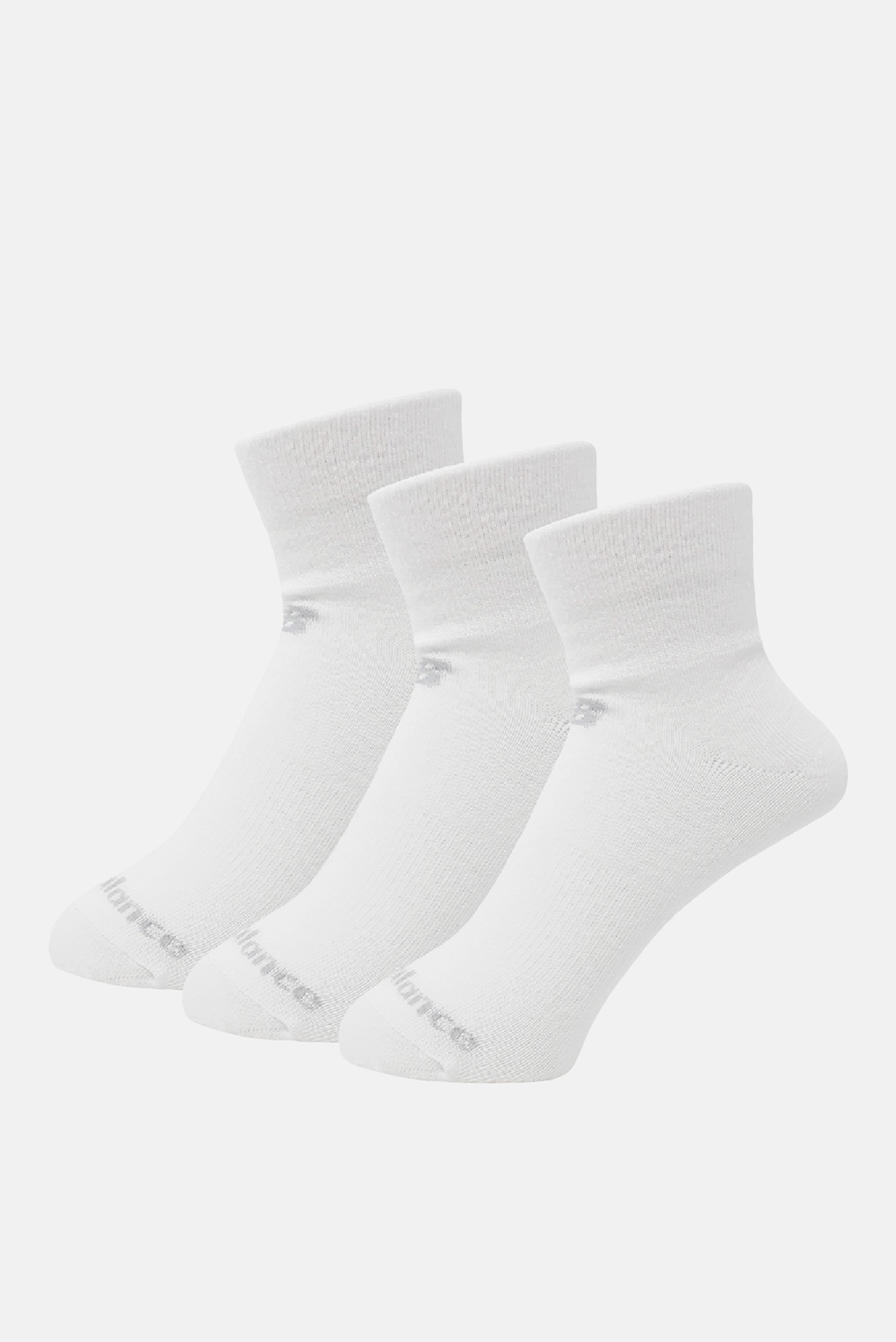 Белые носки Prf Cotton Flat Knit Ankle (3 пары) Белый 43-46 New Balance LAS95233WT Белые носки Prf Cotton Flat Knit Ankle (3 пары) Белый 43-46 New Balance LAS95233WT