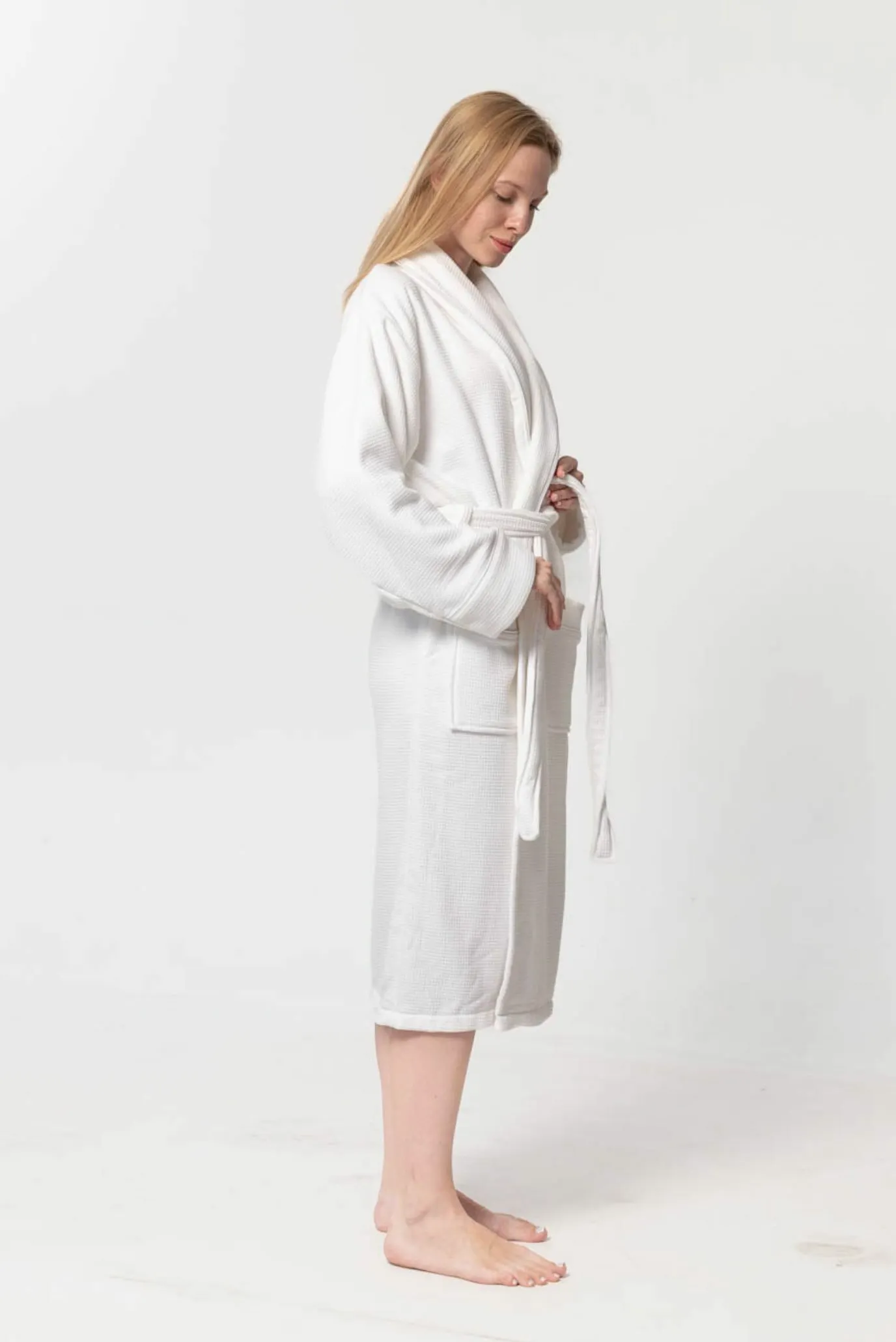 Белый женский халат Cora beyaz 2