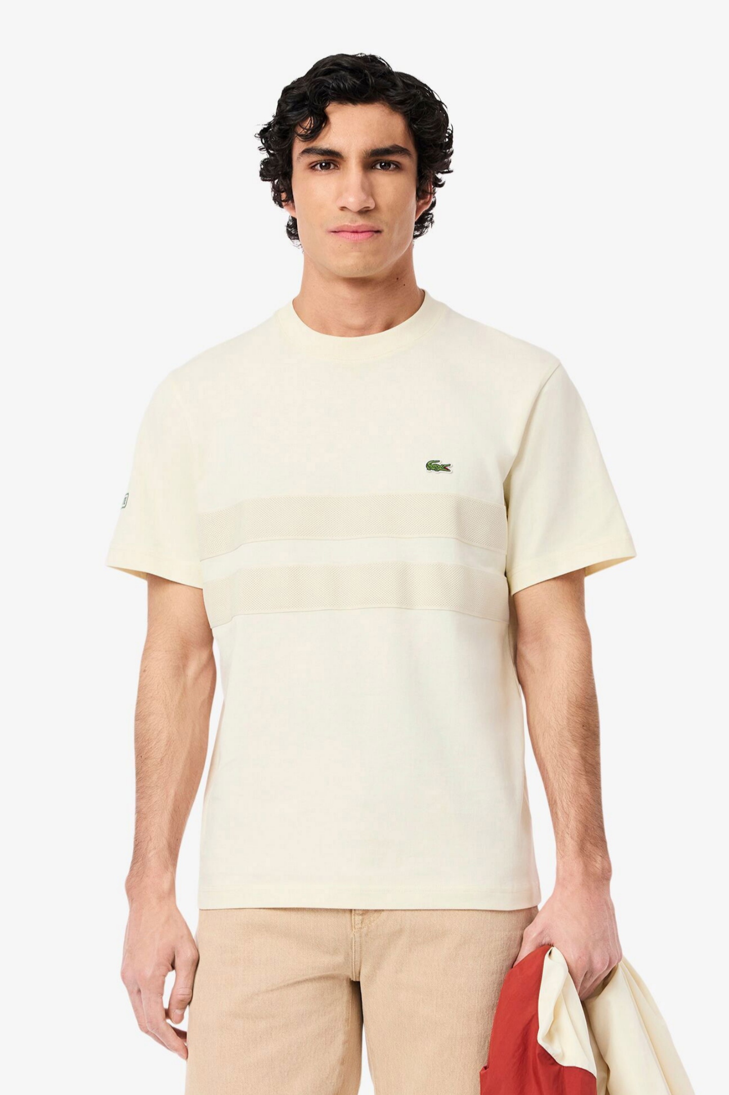 Мужская зеленая футболка Зеленый L-XL Lacoste TH9769XFJ Мужская зеленая футболка Зеленый L-XL Lacoste TH9769XFJ