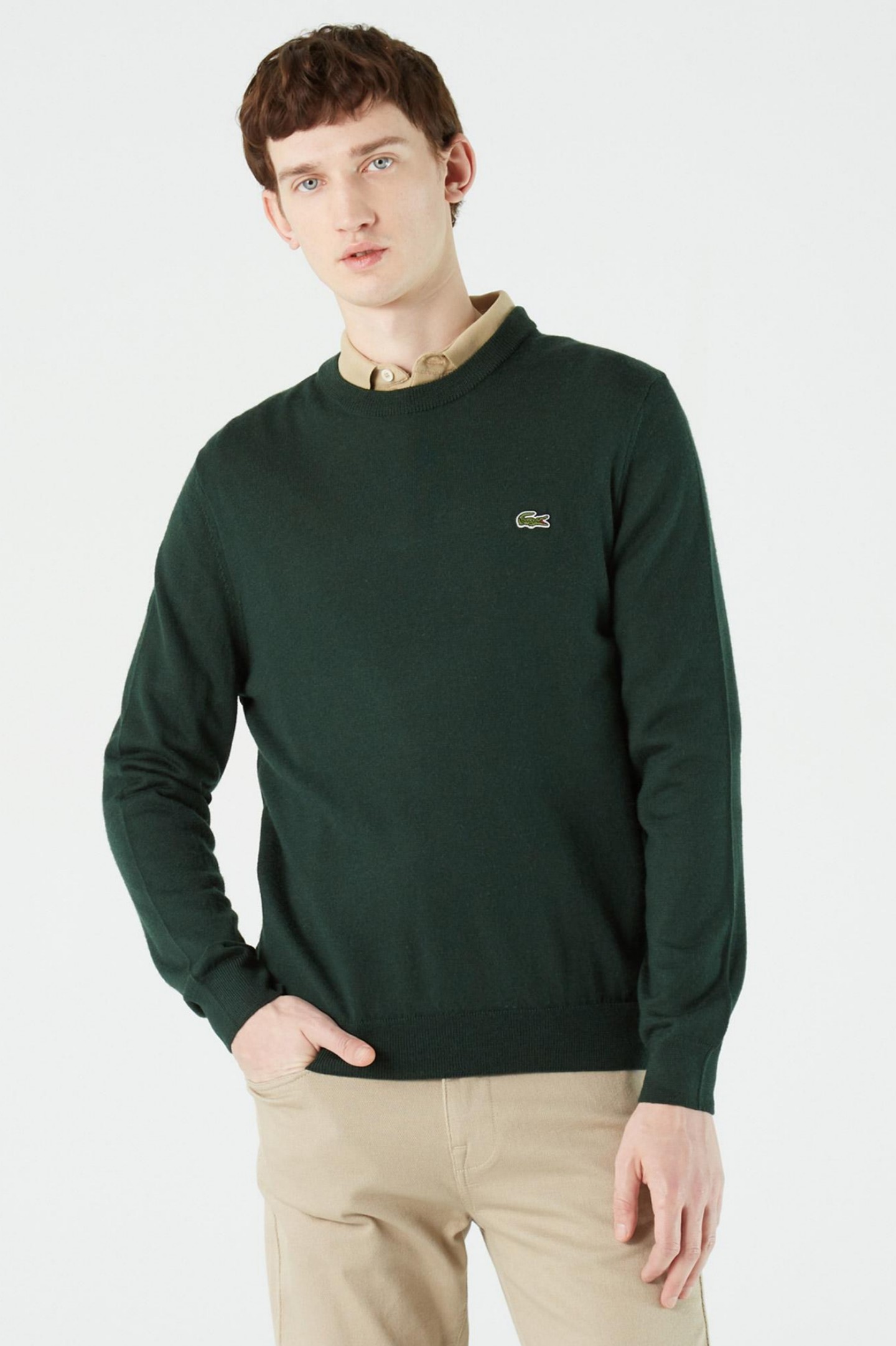 Мужской зеленый свитер Зеленый XS Lacoste AH2210YZP Мужской зеленый свитер Зеленый XS Lacoste AH2210YZP
