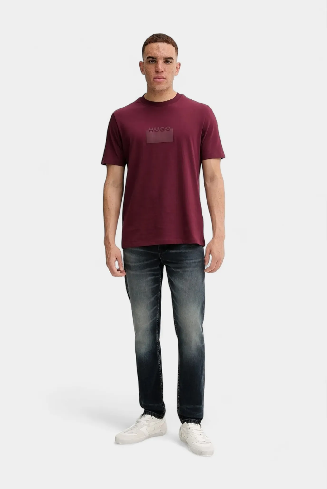 Мужские темно-синие джинсы 4