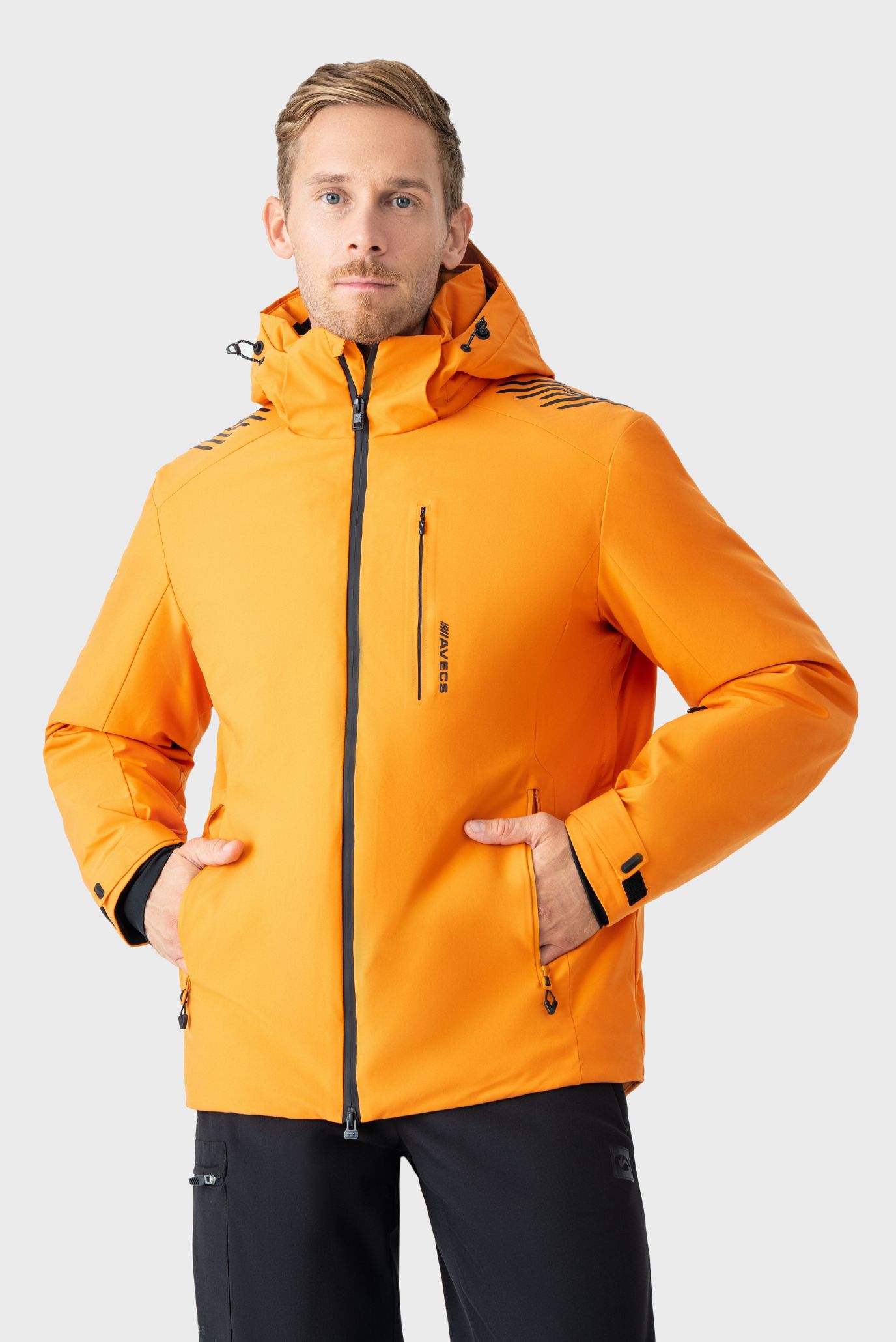 Мужская оранжевая куртка Ski jacket 1