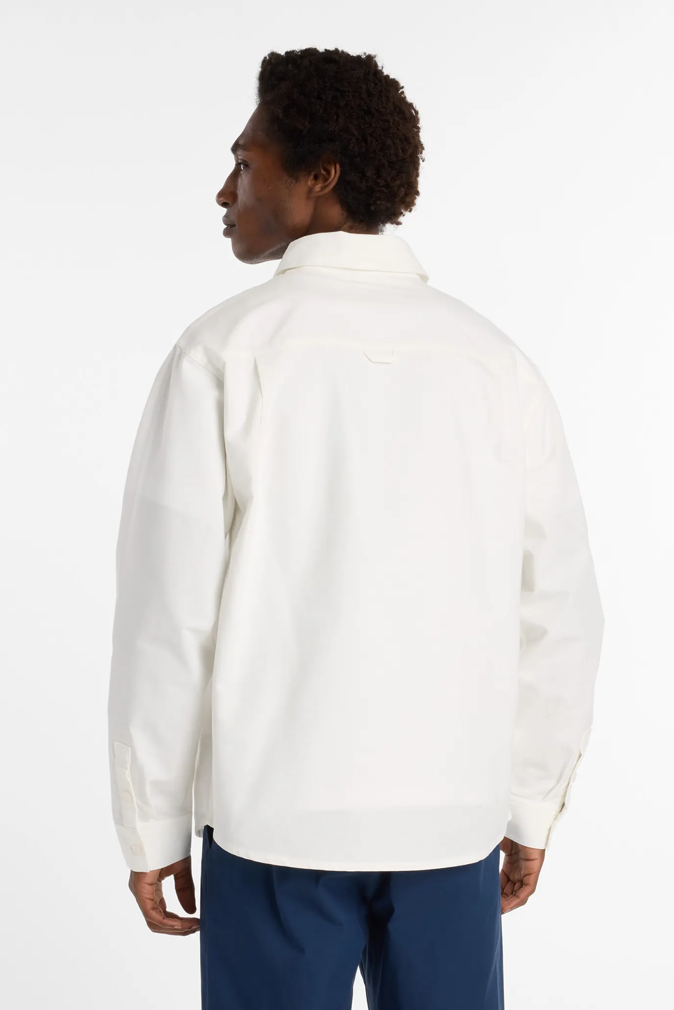 Мужская белая рубашка Oxford 4