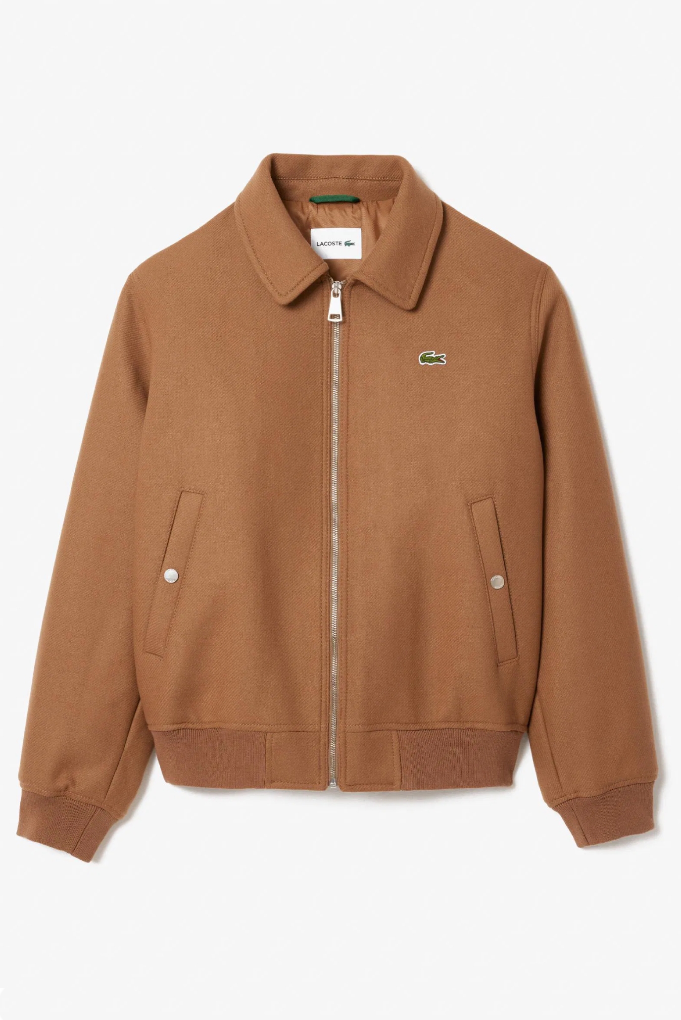 Мужская коричневая шерстяная куртка Коричневый 56 Lacoste BH2888SIX Мужская коричневая шерстяная куртка Коричневый 56 Lacoste BH2888SIX